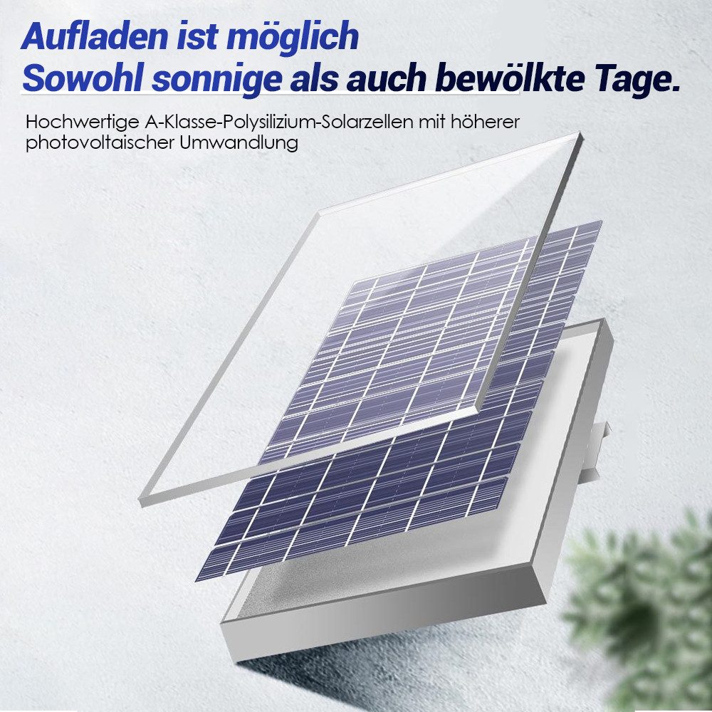 Rhein Beleuchtung LED Solarleuchte 2000W Solarlampen günstig online kaufen