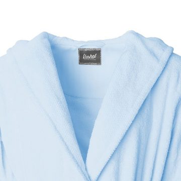 Kushel Bademantel The Bathrobe, Kapuze, Gürtel, mit Kapuze, Bio Baumwolle, Tencel Modal, Schalkragen, extra kuschelig