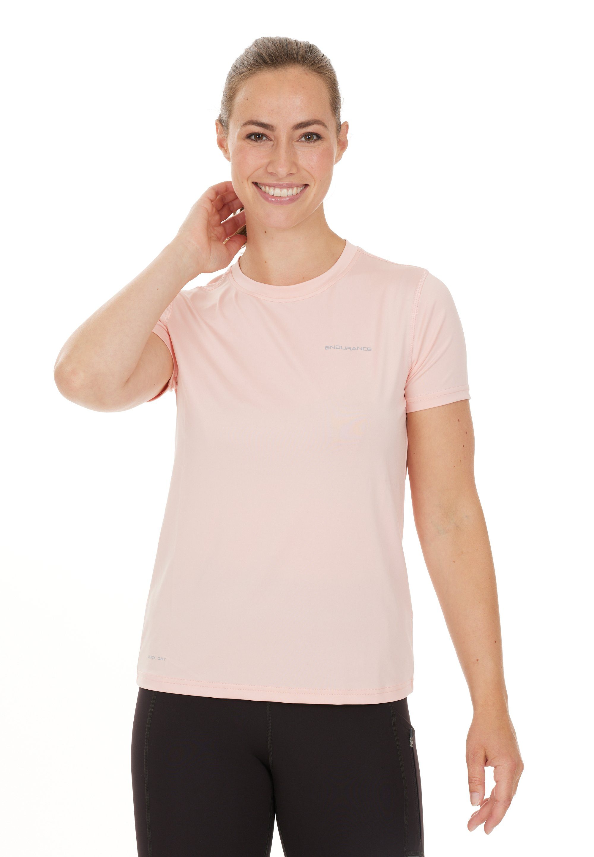 ENDURANCE Funktionsshirt Yonan (1-tlg) mit innovativer QUICK-DRY-Technologie,  Schnitt unterstreicht die feminine Silhouette