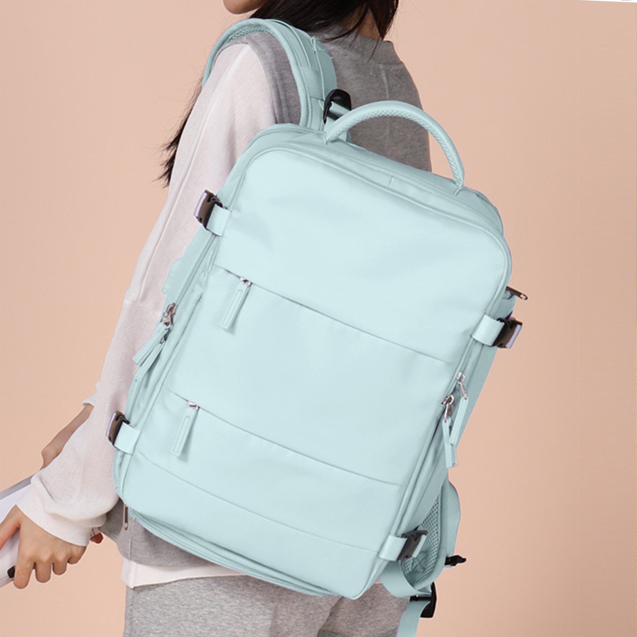 YINDN Reiserucksack 45L Handgepäck mit 14 günstig online kaufen