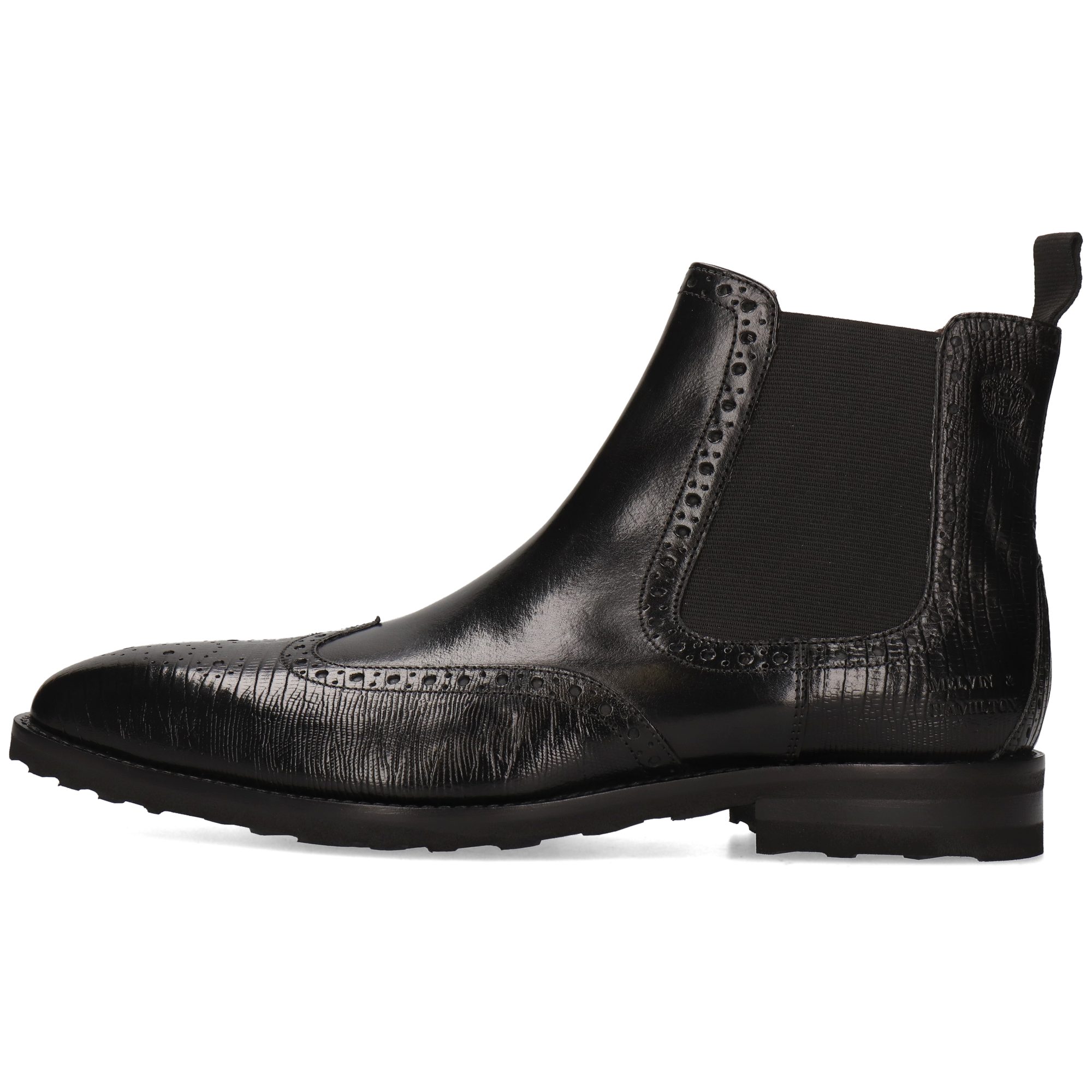 Melvin & Hamilton Flynn 2 Leder-Stiefeletten für Herren Stiefelette Flache Absätze, Echtes Leder, Vegetabile Gerbung