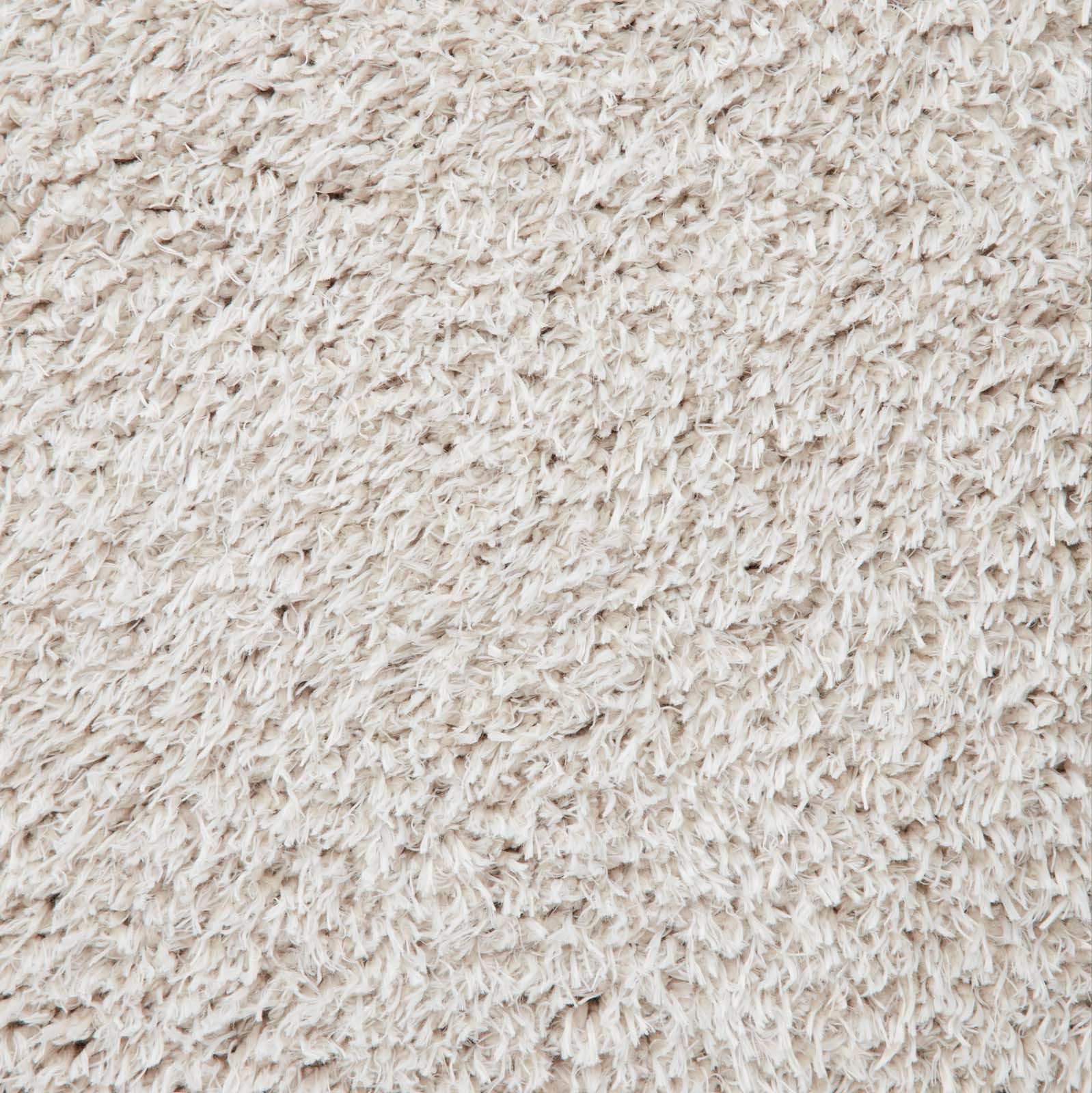 TaCa Home Flokati-Teppich Flokati Langflorteppich Shaggy Creme – Hochflor 52 mm, rund, Höhe: 52 mm, Wohnzimmer Schlafzimmer Esszimmer, creme - 160 x 160 cm