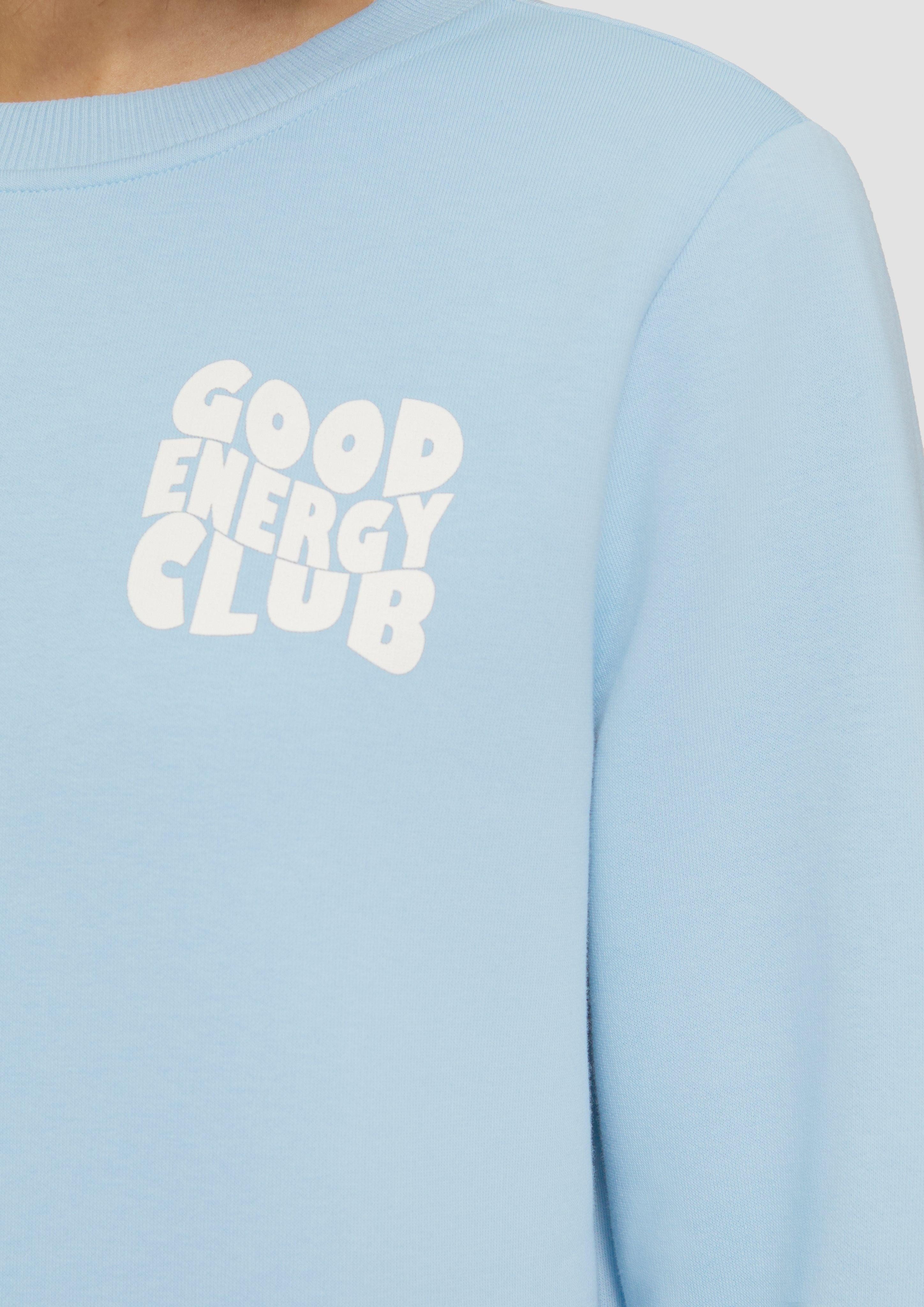 s.Oliver Sweatshirt Weiches Sweatshirt mit Front- günstig online kaufen