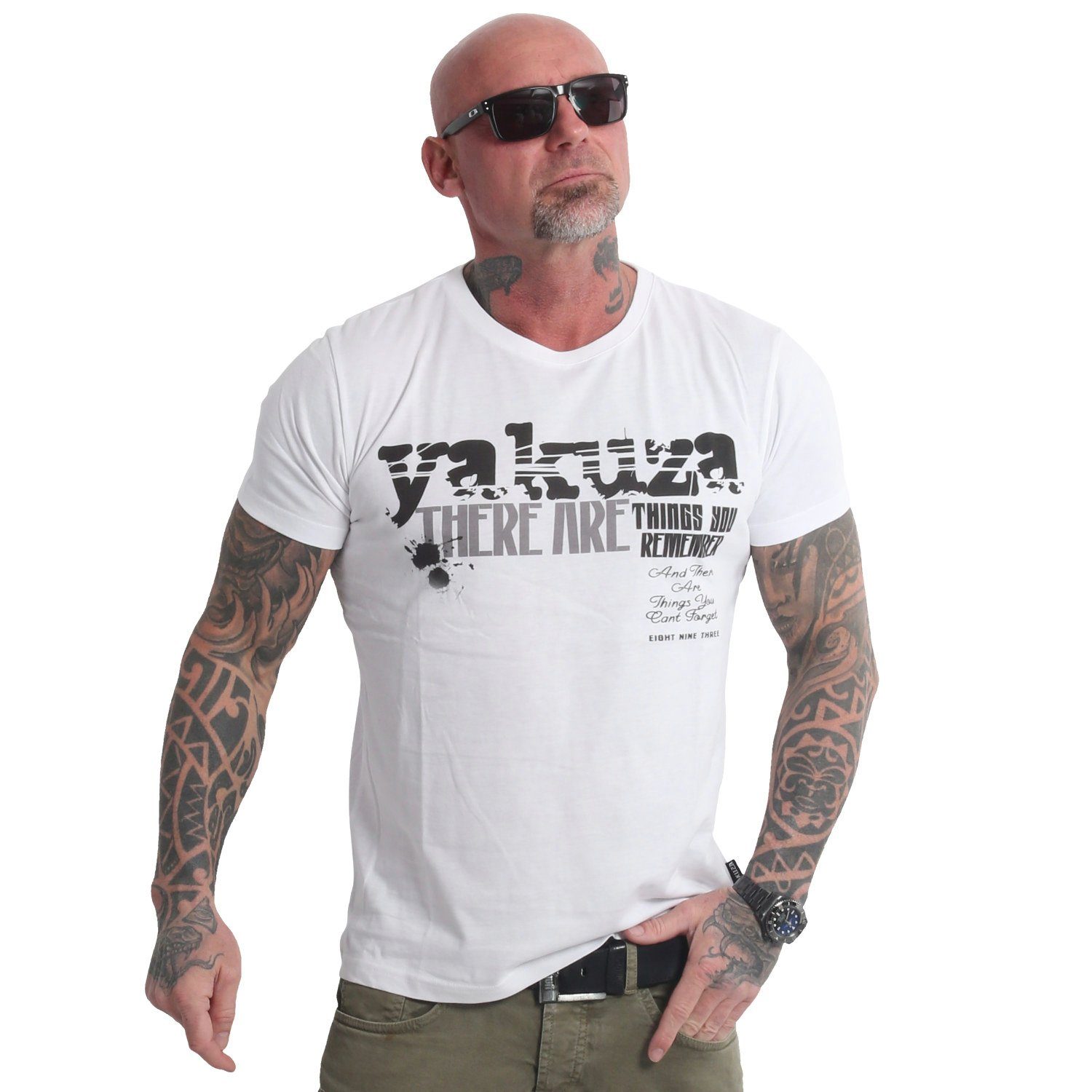 Remember weiß YAKUZA T-Shirt