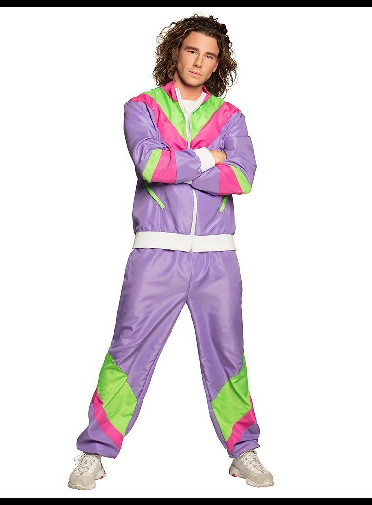 Boland Kostüm 80er Jahre Trainingsanzug lila, Macht sich ganz dufte und fam günstig online kaufen