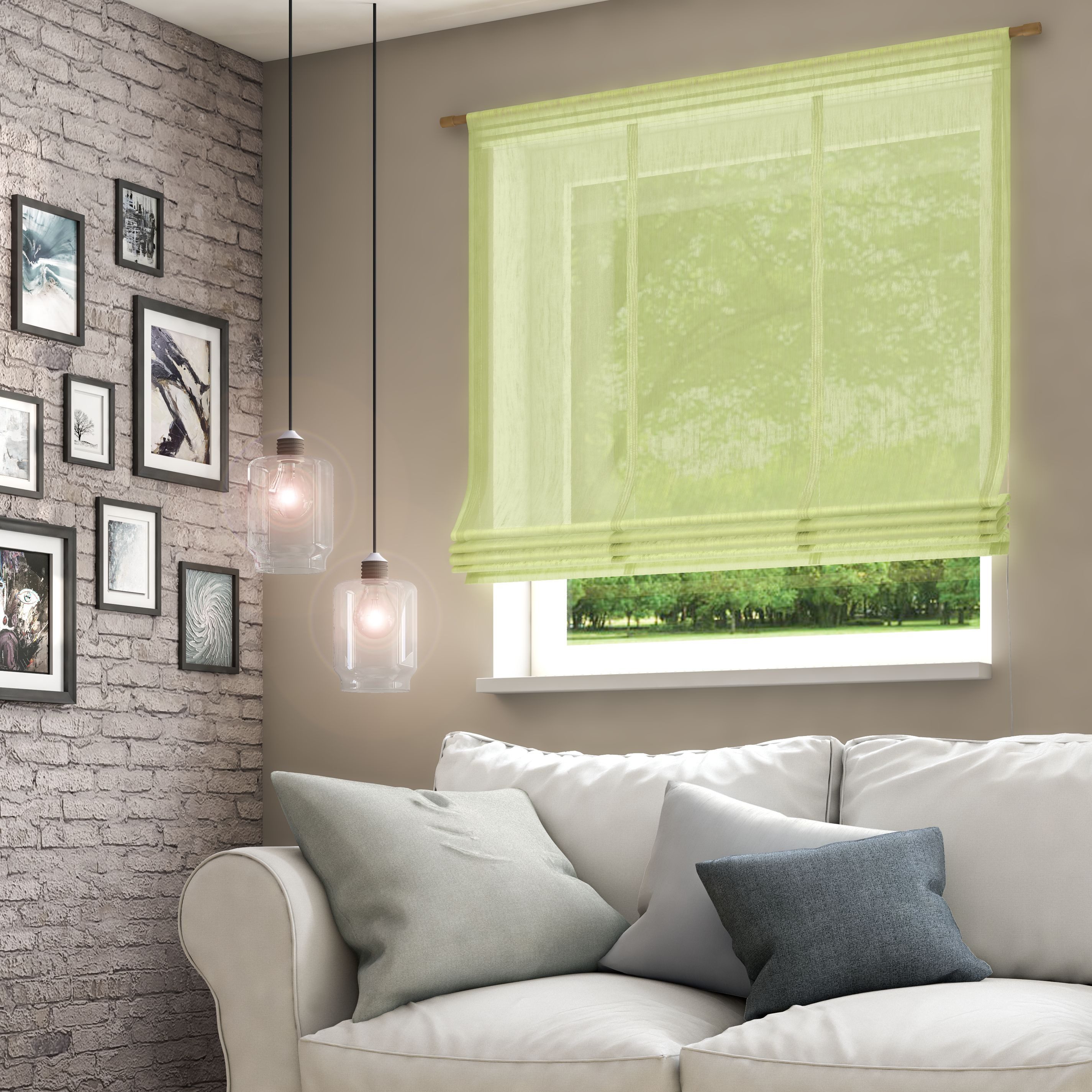 Neutex for you! Raffrollo Libre-ECO, mit Stangendurchzug, freihängend günstig online kaufen