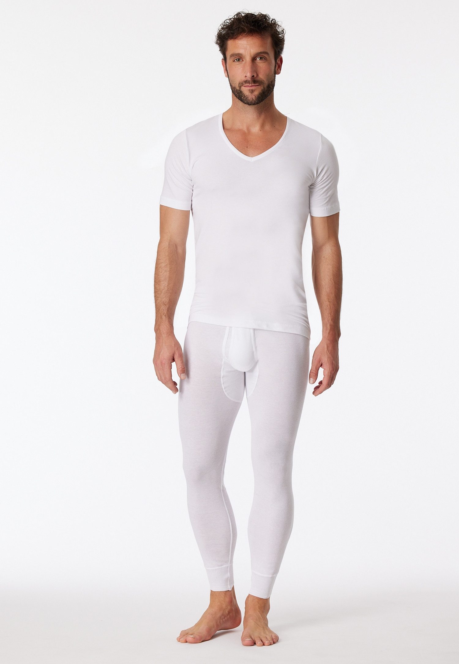 Schiesser Slip Original Classics langes Bein, mit Eingriff, ohne störende Seitennähte