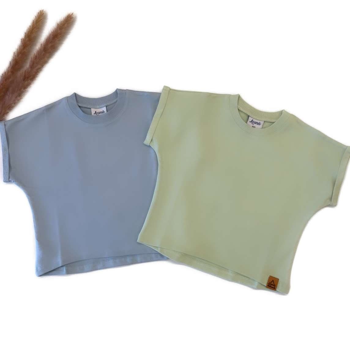 Lounis Oversize-Shirt - T-Shirt - - aus Hellblau Babys & Kindershirt Baumwolle Kleinkinder