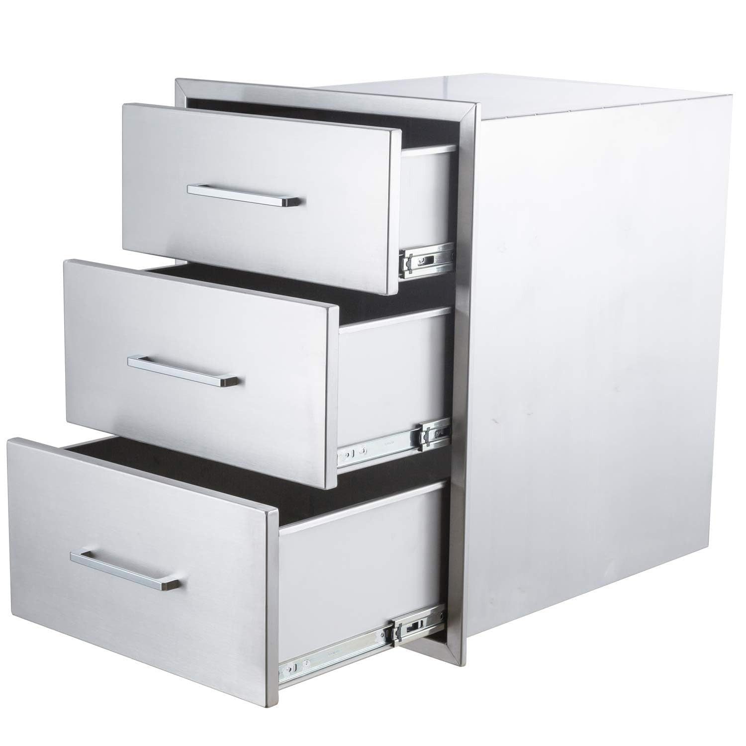 Aufbewahrungsbox Edelstahl Küchenschrank Schublade 30*10*23in
