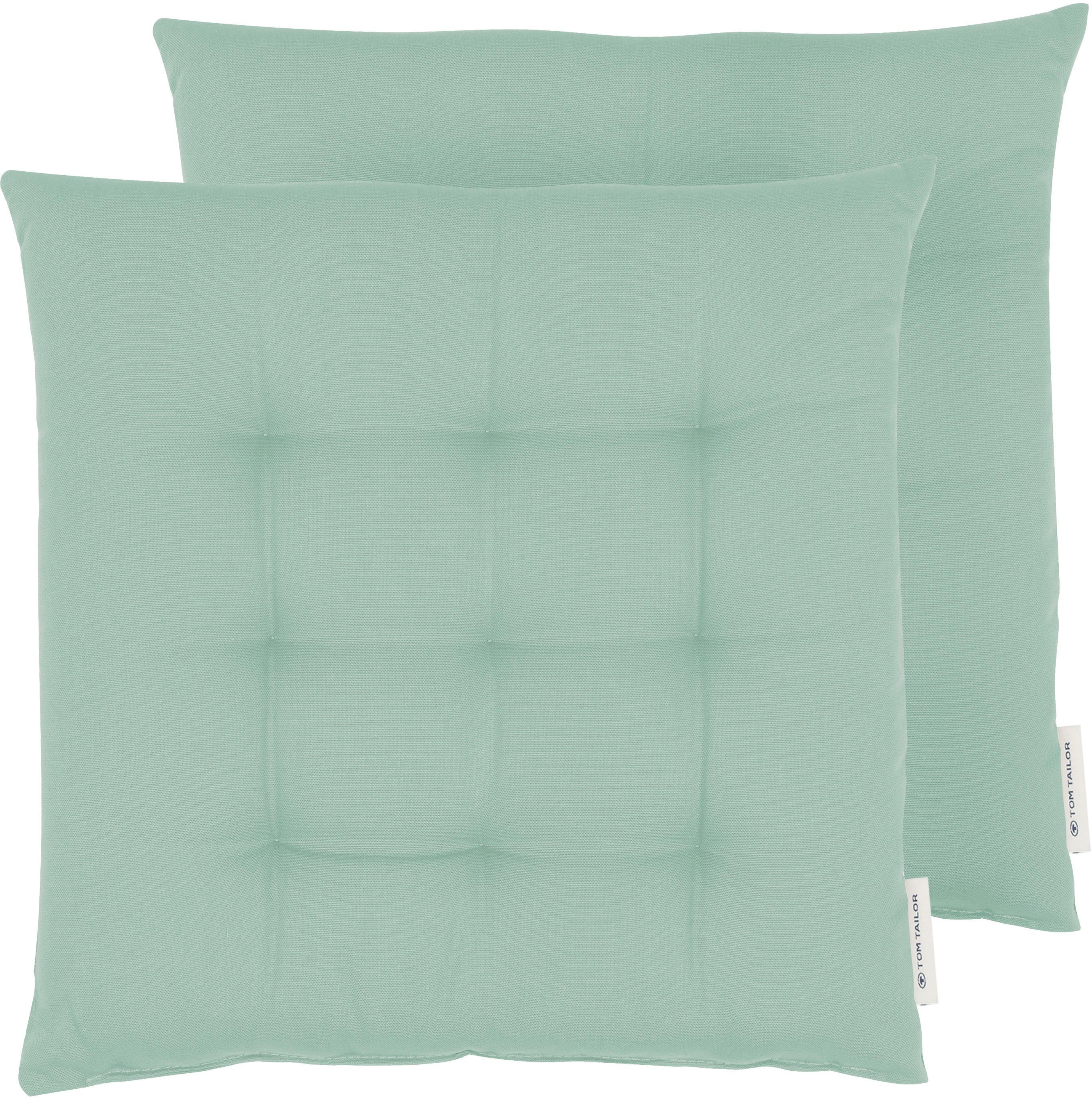 TOM TAILOR HOME Sitzkissen "Dove", unifarben, abgesteppt, 1 Stück günstig online kaufen