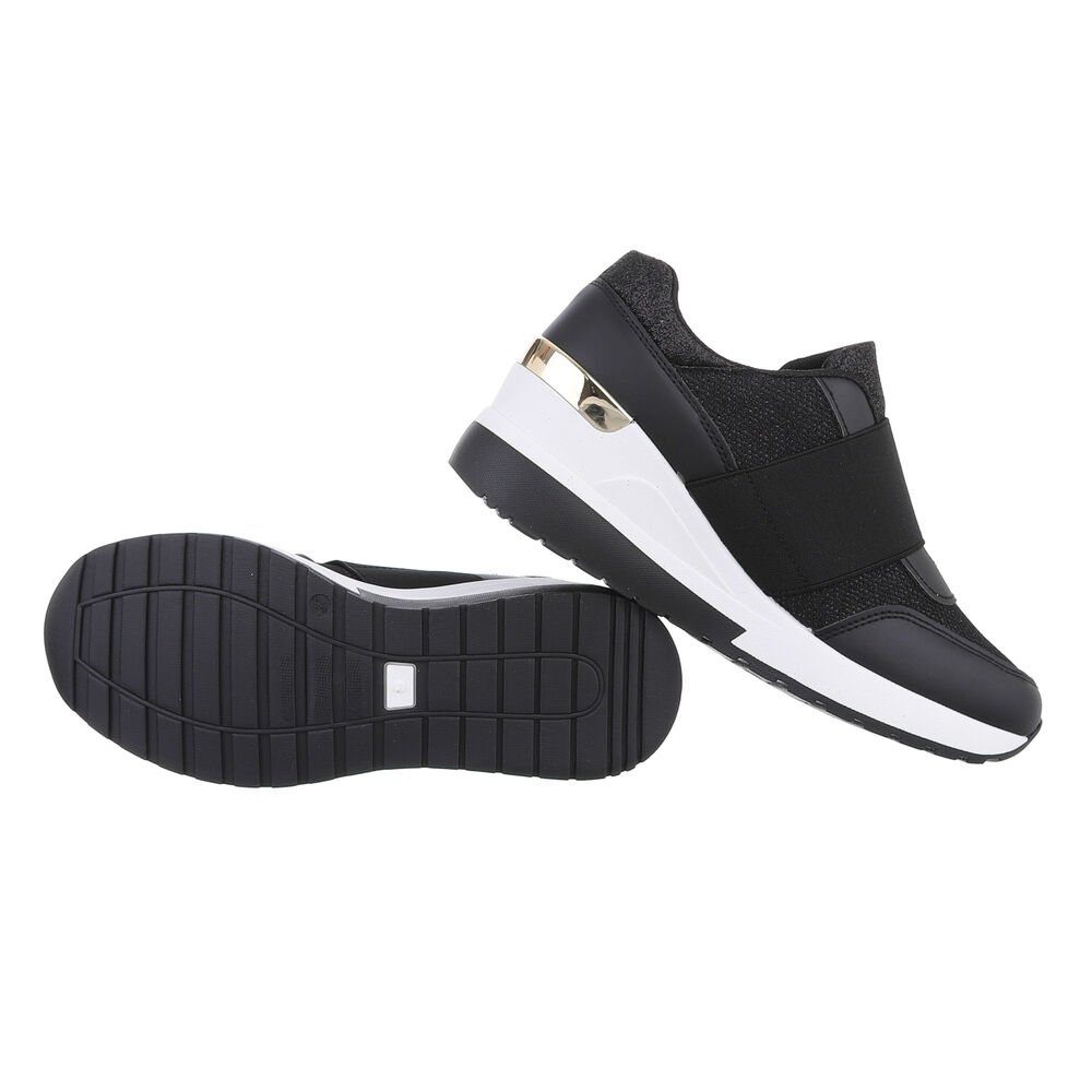 Ital-Design Damen Low-Top Freizeit Sneaker (84463339) Keilabsatz/Wedge Snea günstig online kaufen