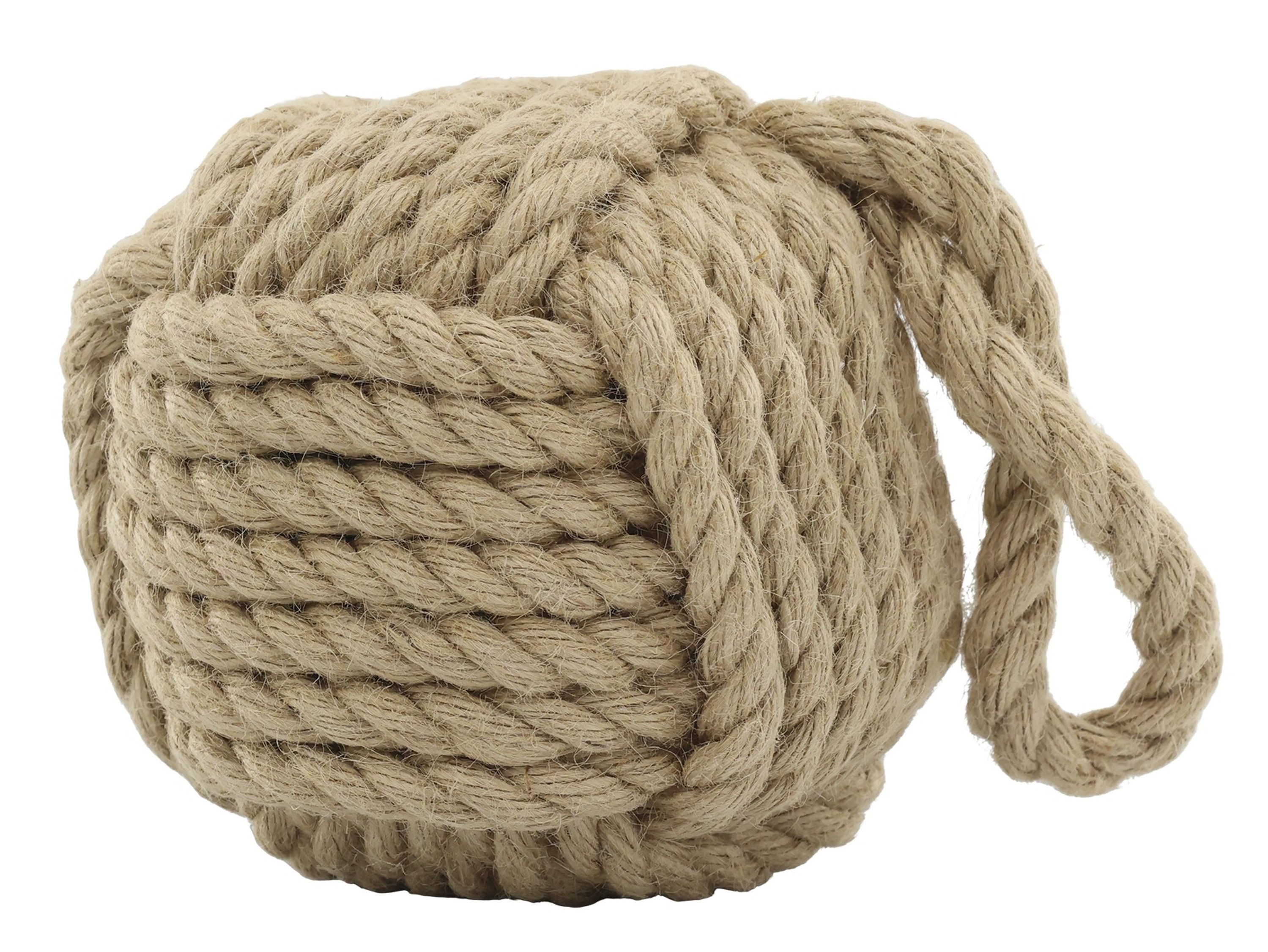 Chic Antique Türstopper Chic Antique - Türstopper Türbremse Türhalter 14x14cm mit Seil 1,8kg