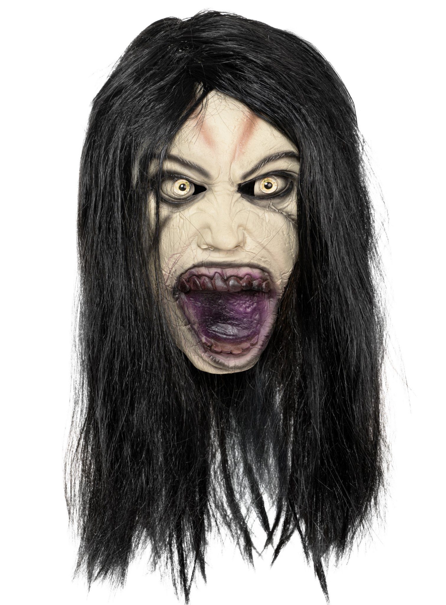 Verkleidungsmaske Wilde Furie - Zombie Halloween Maske
