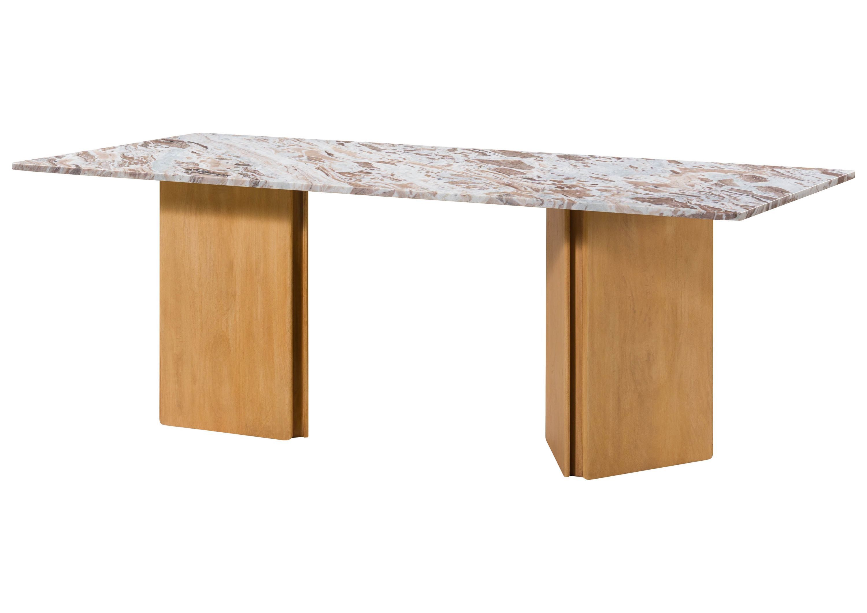 Massivmoebel24 Esstisch LUGANOMangoMassivholzbeige (Massivholz teilmontiert 139 kg LUGANO #106), Mango 180x90 cm beige lackiert