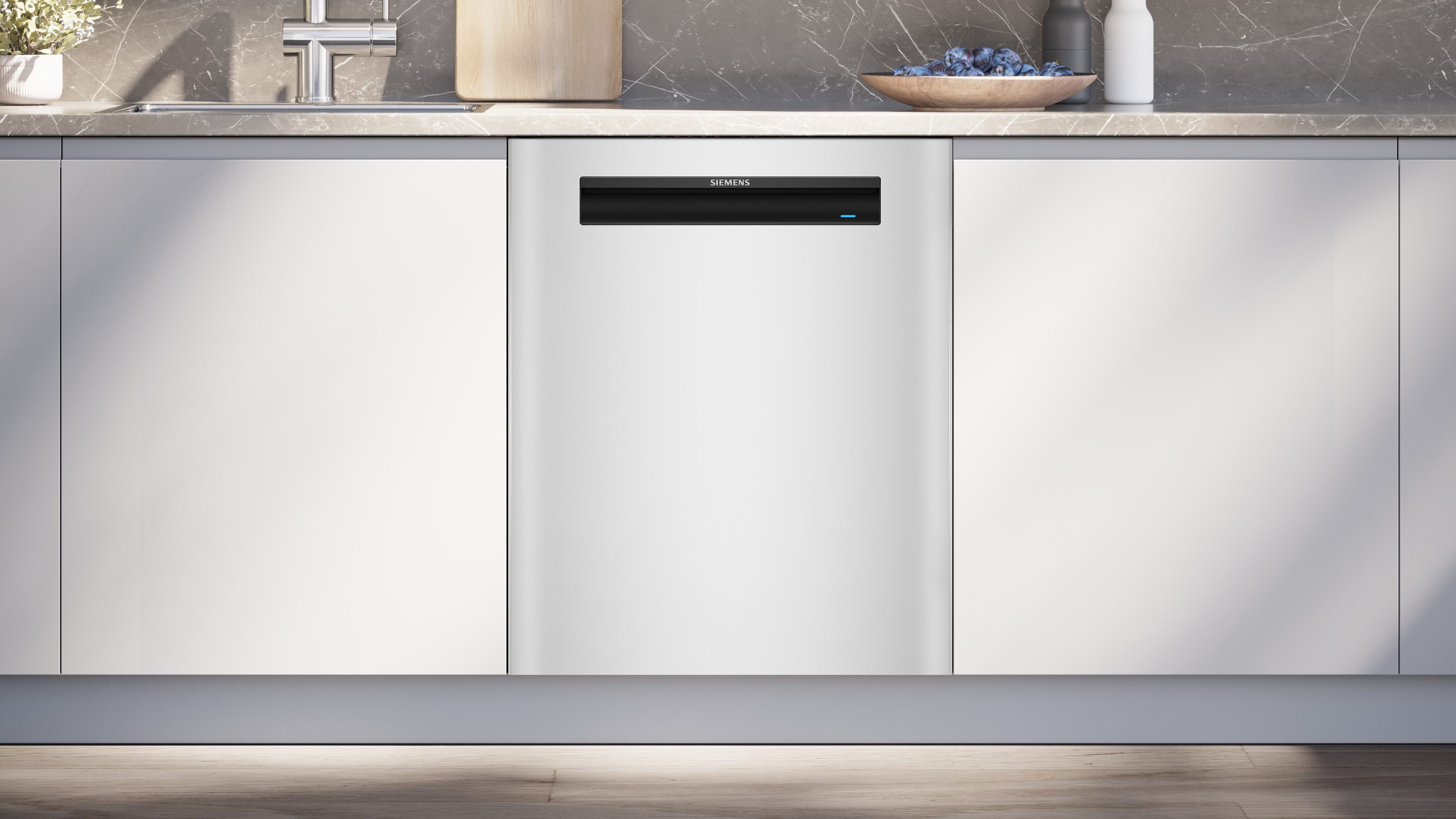 SIEMENS Unterbaugeschirrspüler iQ500 SN15EW06CS, 14 Maßgedecke