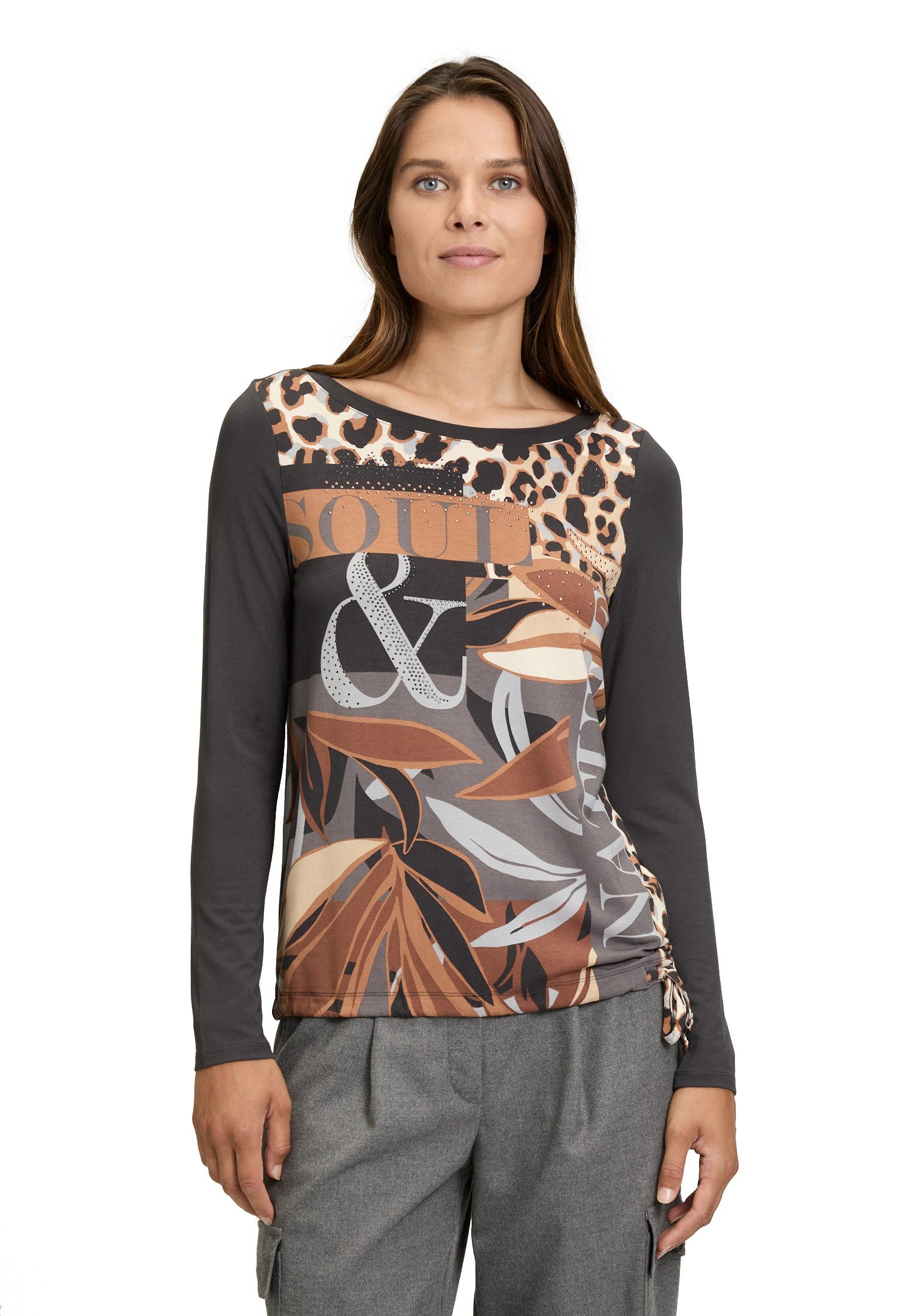 Kurzarmshirt Betty Barclay Casual-Shirt mit Tunnelzug