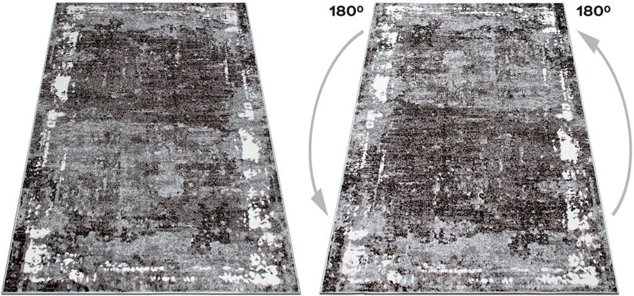 OTTO home Teppich Oberwill, rechteckig, Höhe: 9 mm, mit besonders weichem Flor, Kurzflor, Vintage, modern, dichte Qualität