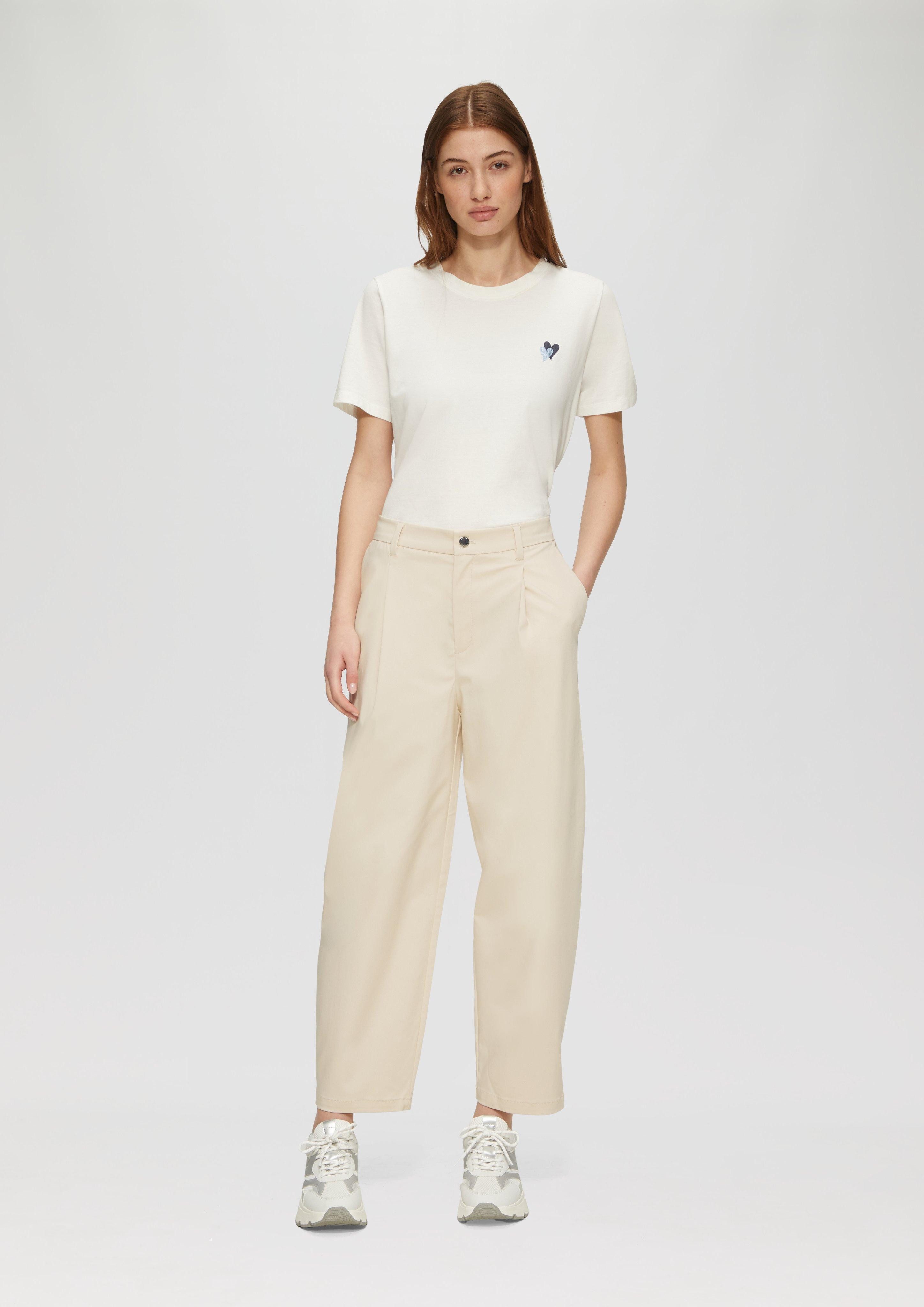 s.Oliver 7/8-Hose Cropped-Hose aus Twill mit günstig online kaufen
