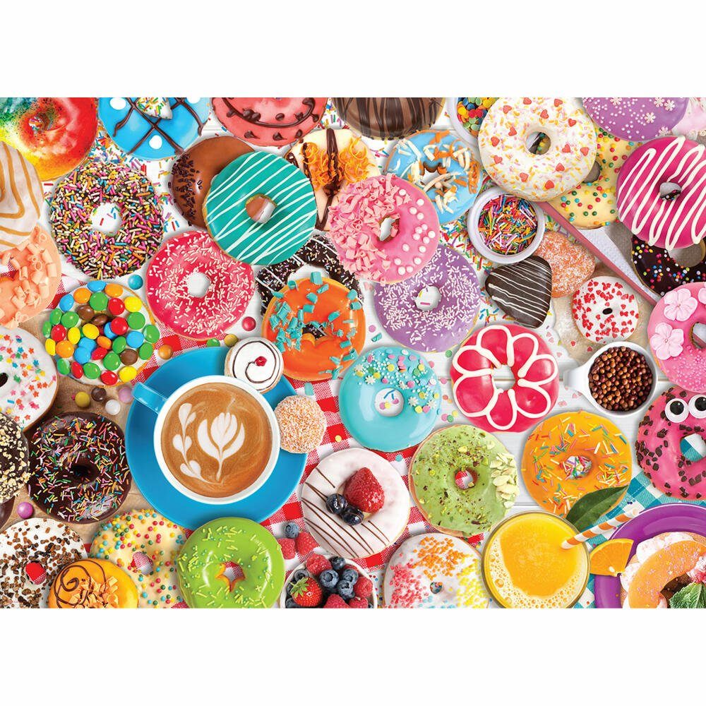 Puzzle in EUROGRAPHICS 1000 Puzzleteile Puzzledose, Donut Party