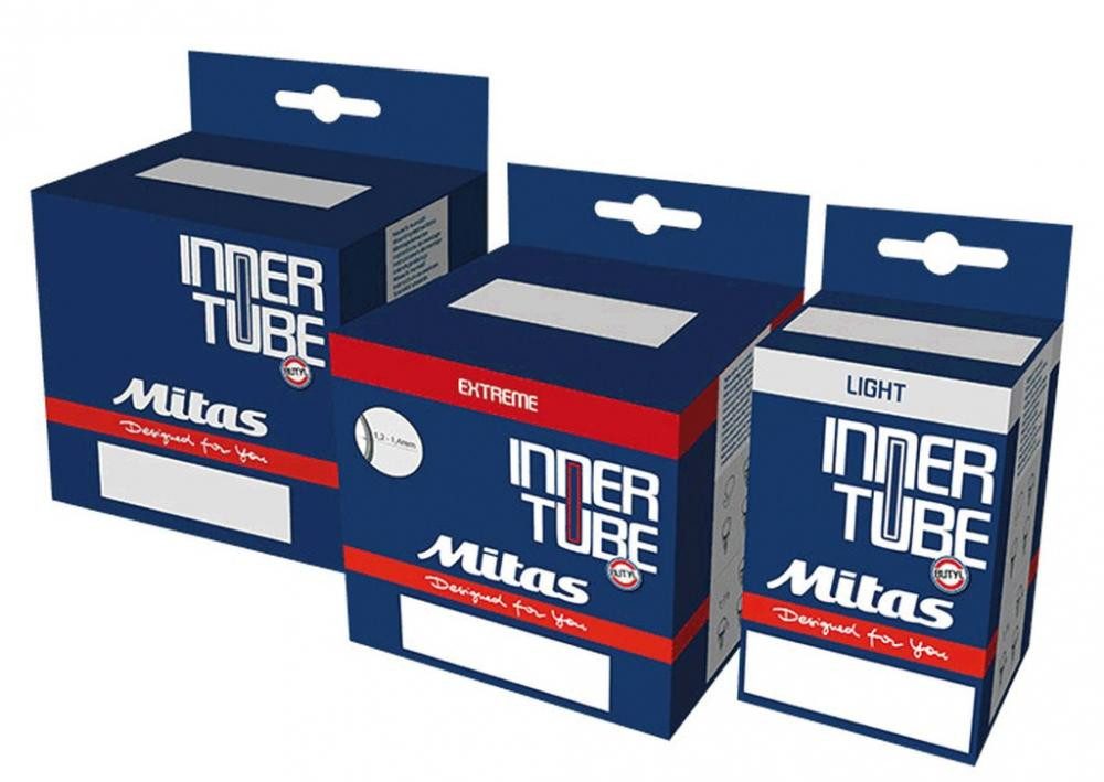 Mitas Fahrradschlauch Mitas Schlauch verstärkt 27.5" 54/75-584 27.5x1 3/8-2.10" SV 47mm (FV4