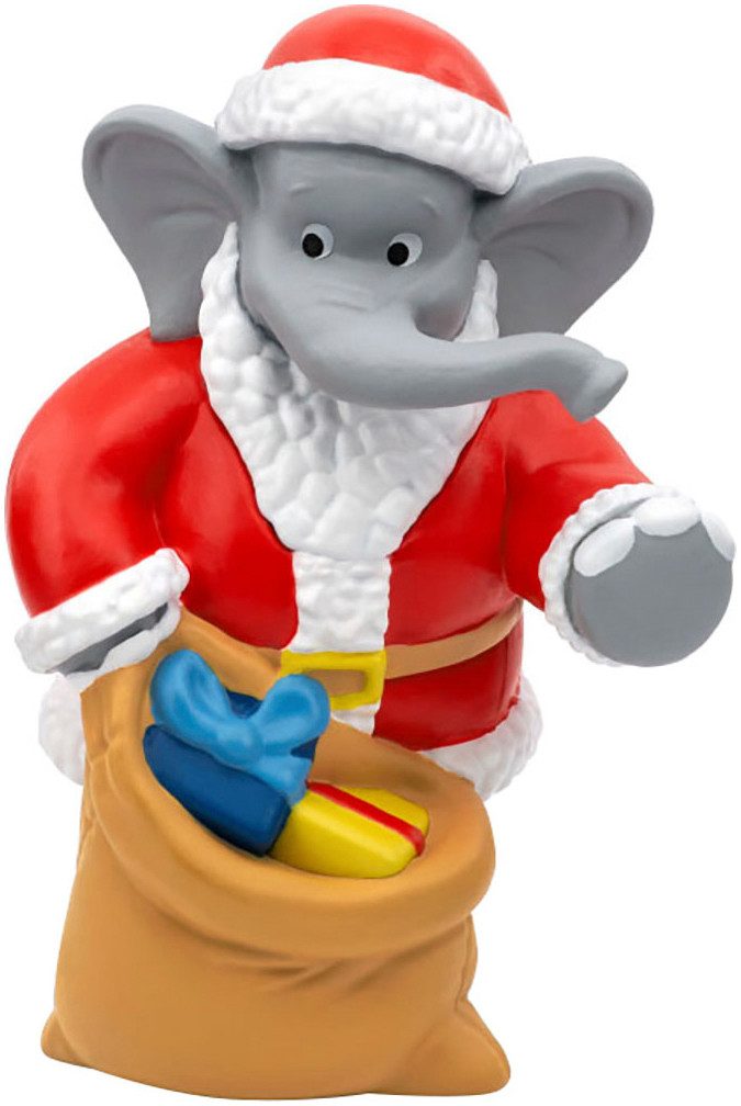 Hörspielfigur Benjamin Blümchen als Weihnachtsmann