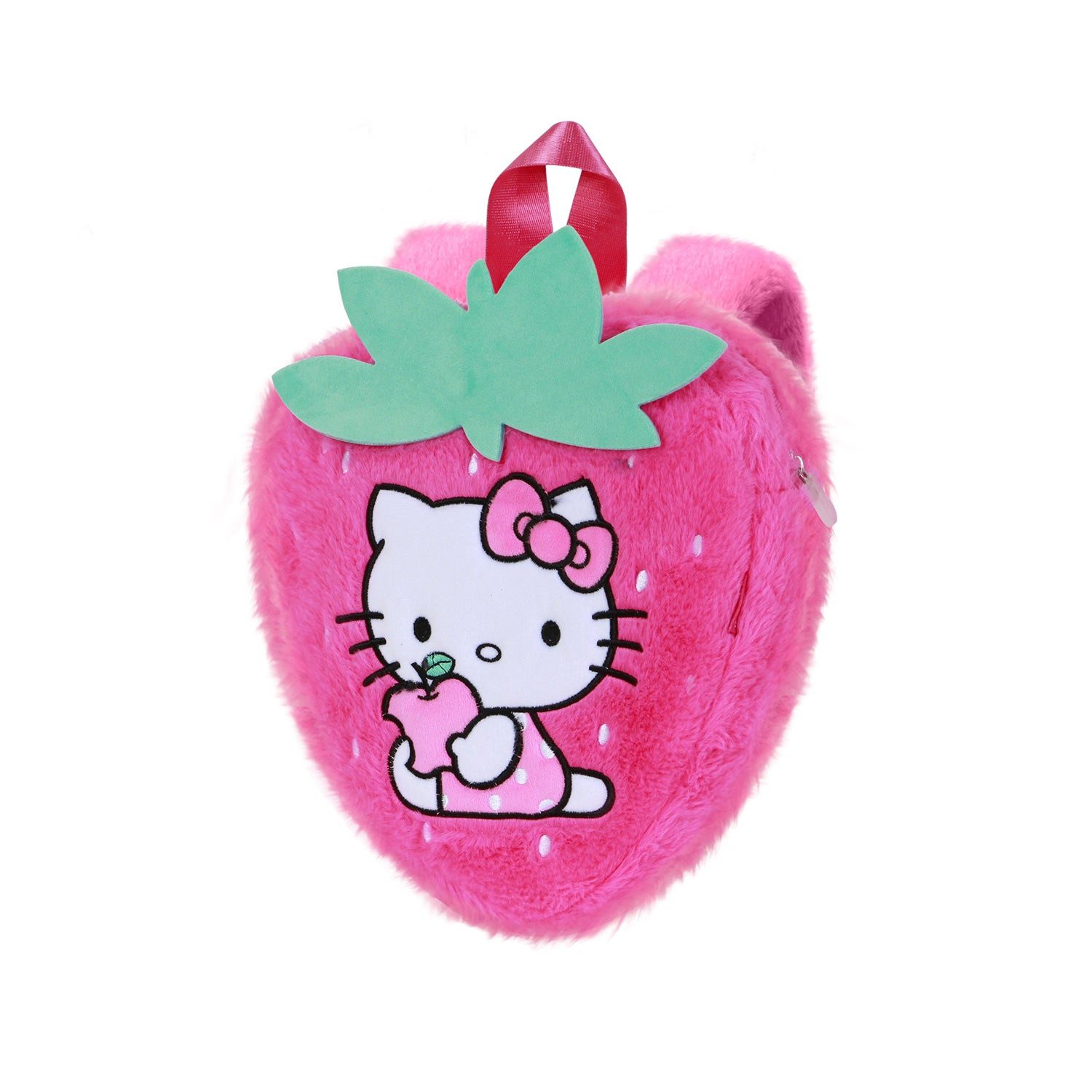 Karactermania Kinderrucksack Sanrio Hello Kitty Kuromi Strawberry Plüsch Rucksack für Kinder
