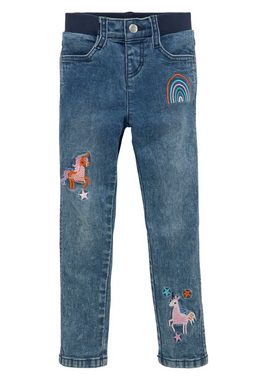 KIDSWORLD Stretch-Jeans für kleine Mädchen mit toller Stickerei