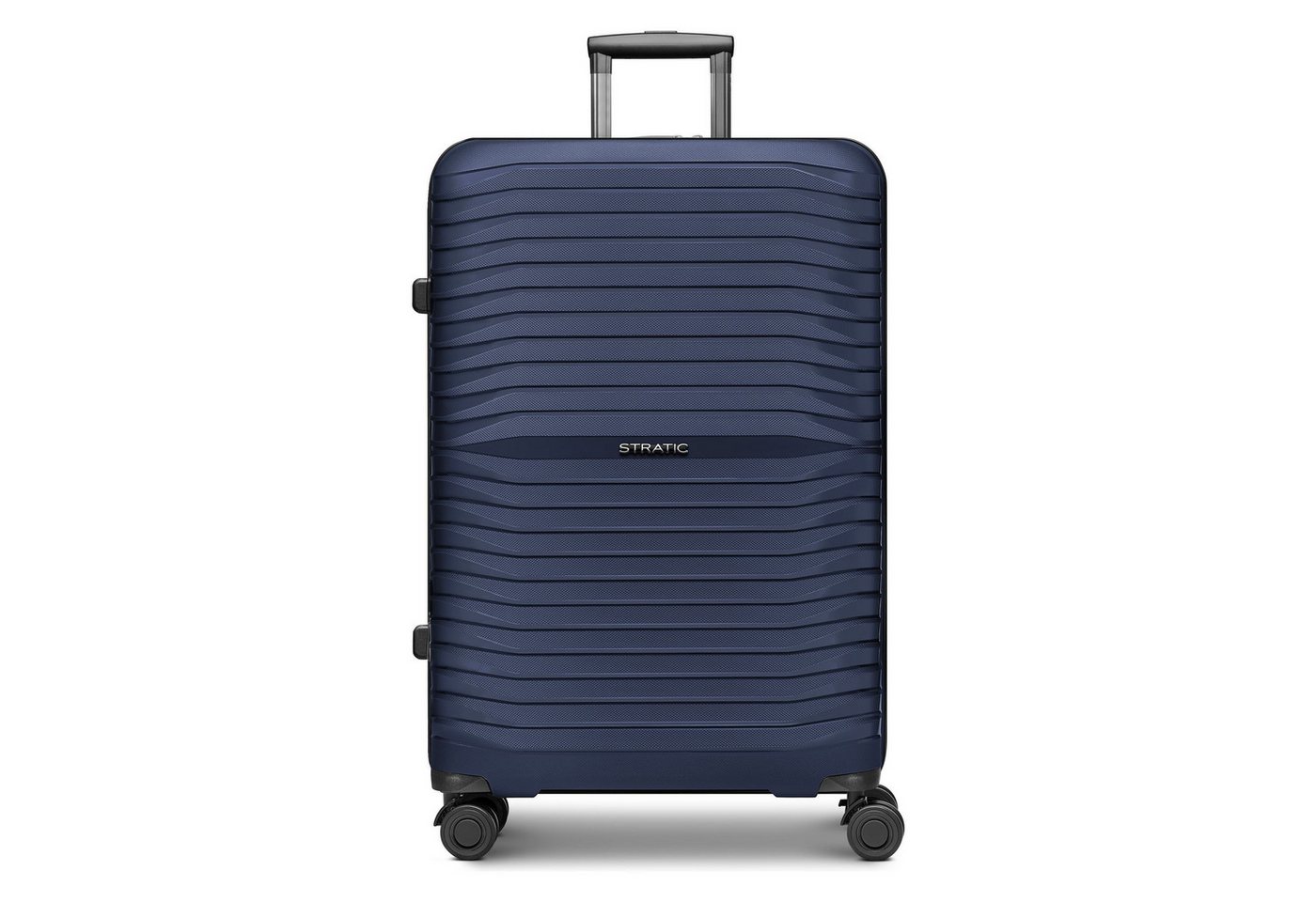Stratic Hartschalen-Trolley Shine, 4 Rollen, Polypropylen