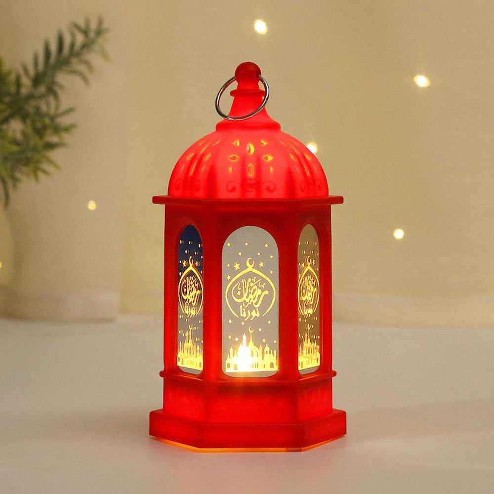 Qualra LED Laterne Weihnachtsdeko Laterne Weihnachtslaterne Beleuchtete Windlicht, Batteriebetrieben Ramadan Wohnzimmer Deko