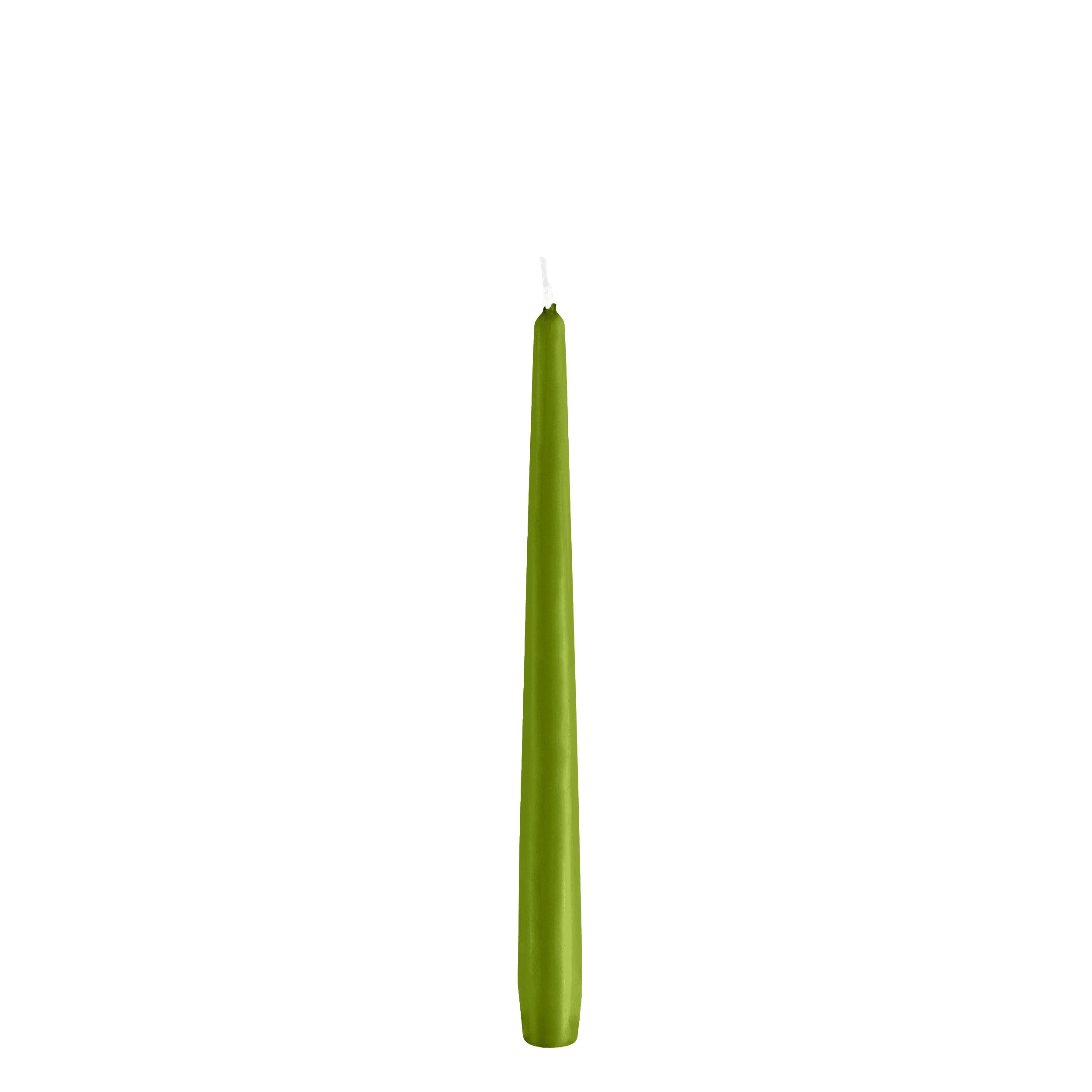 Spitzkerze Spitzkerzen Limonegrün 290 x Ø 23 mm, 12 Stück
