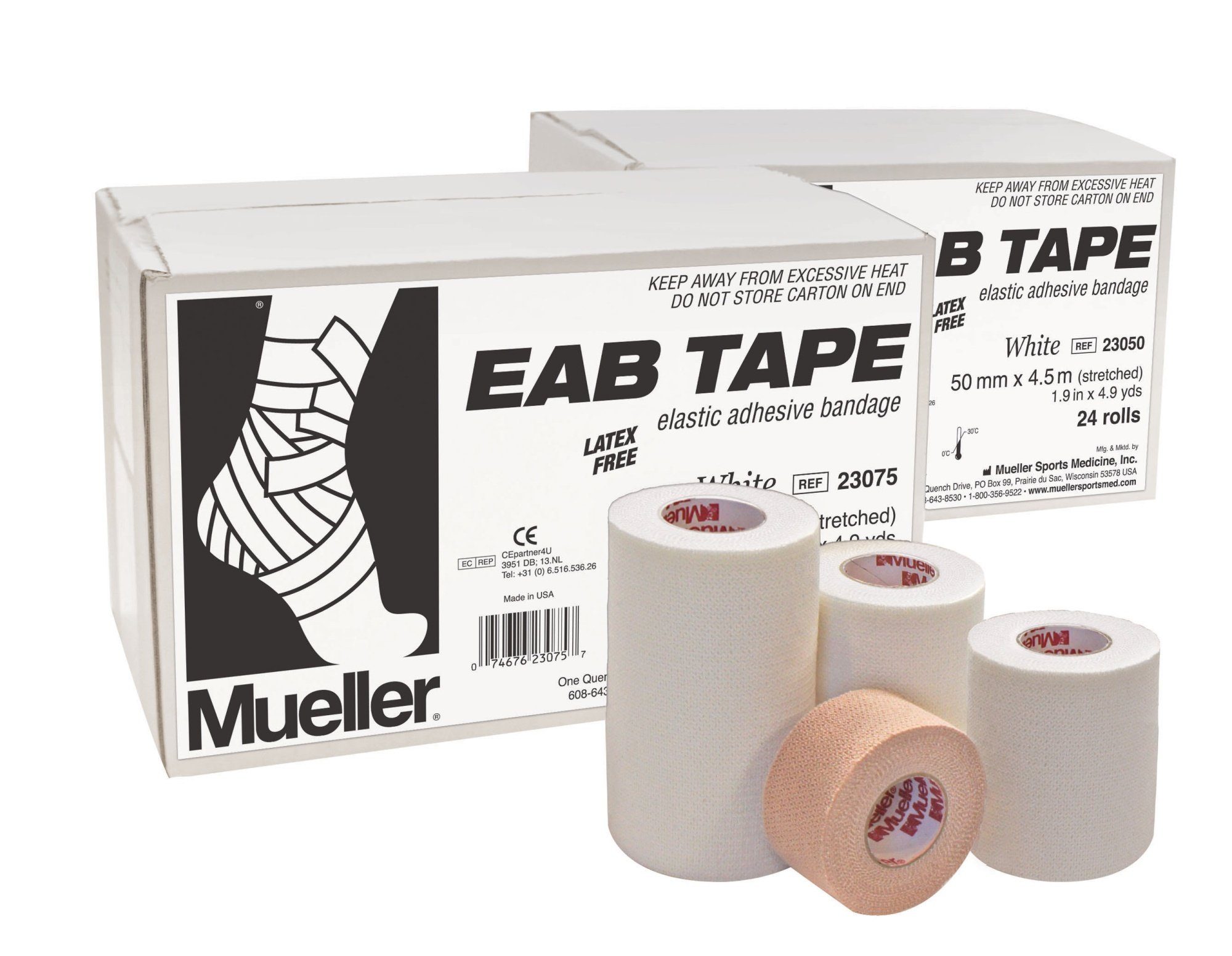 Mueller Sports Medicine Kinesiologie-Tape EAB Tape Beige (1-St) 7,5cm x 4,5m