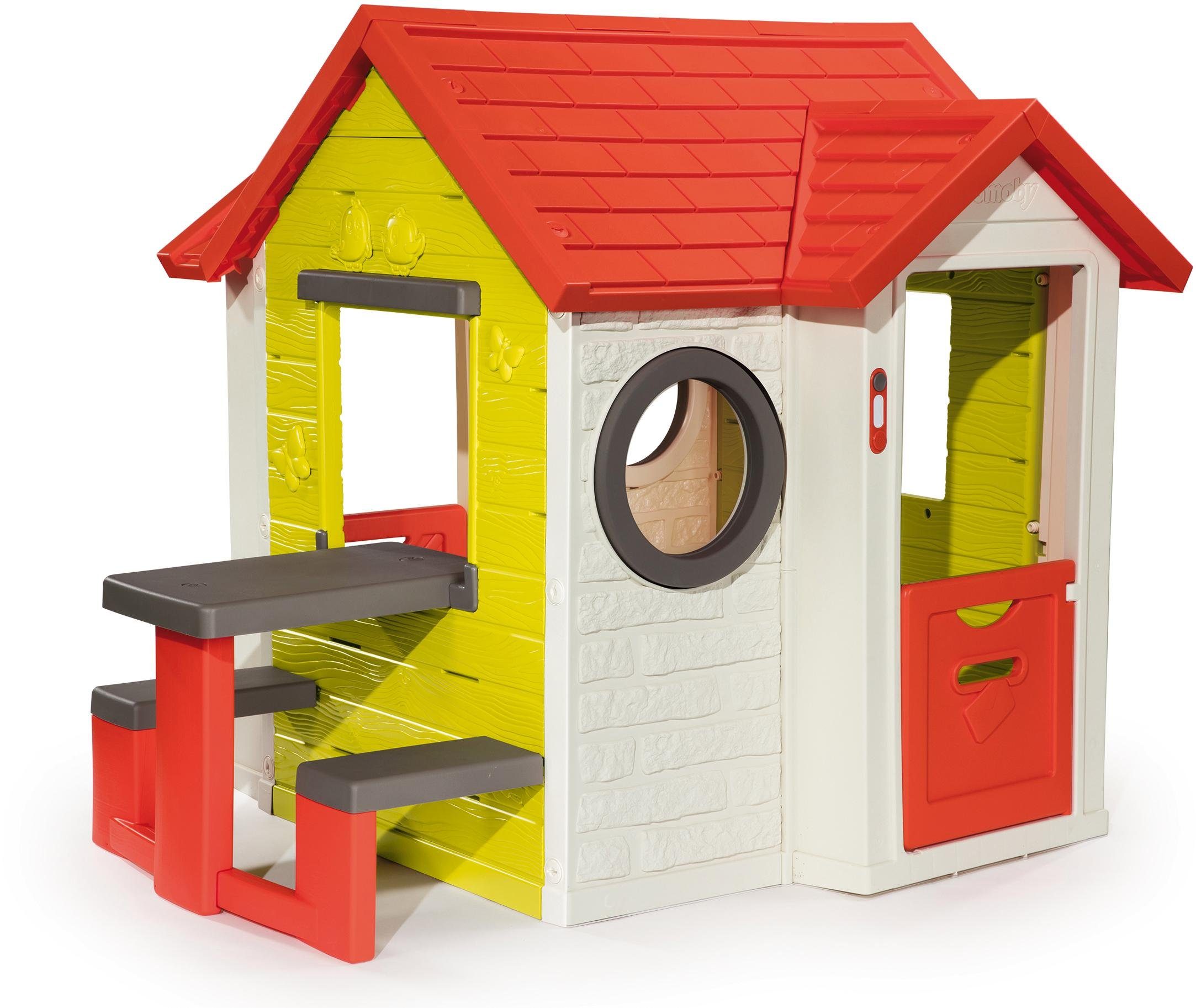 Smoby Spielhaus Mein Haus Mit Picknicktisch Otto