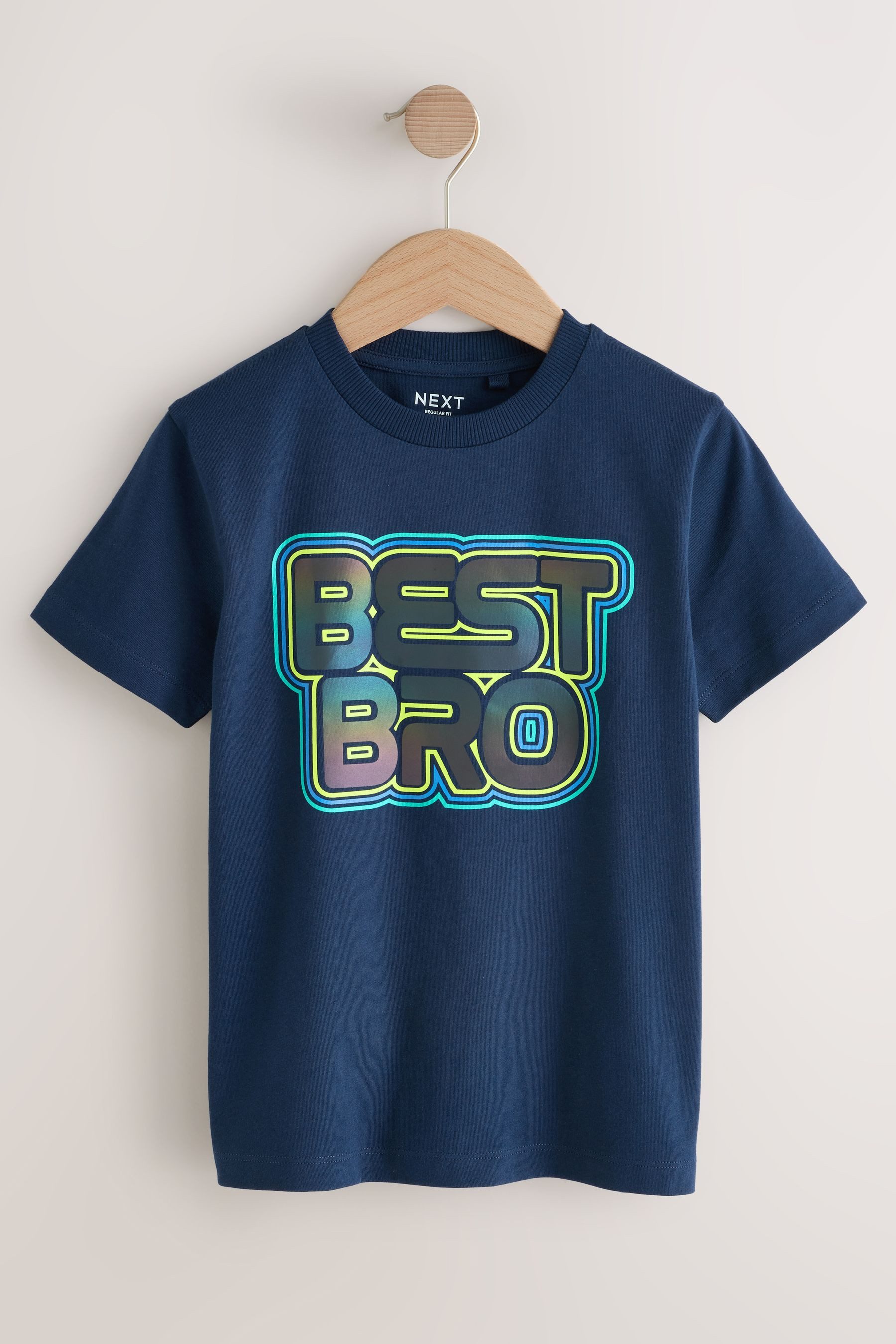 Next Print-Shirt T-Shirt mit Grafik, Fußball (1-tlg)
