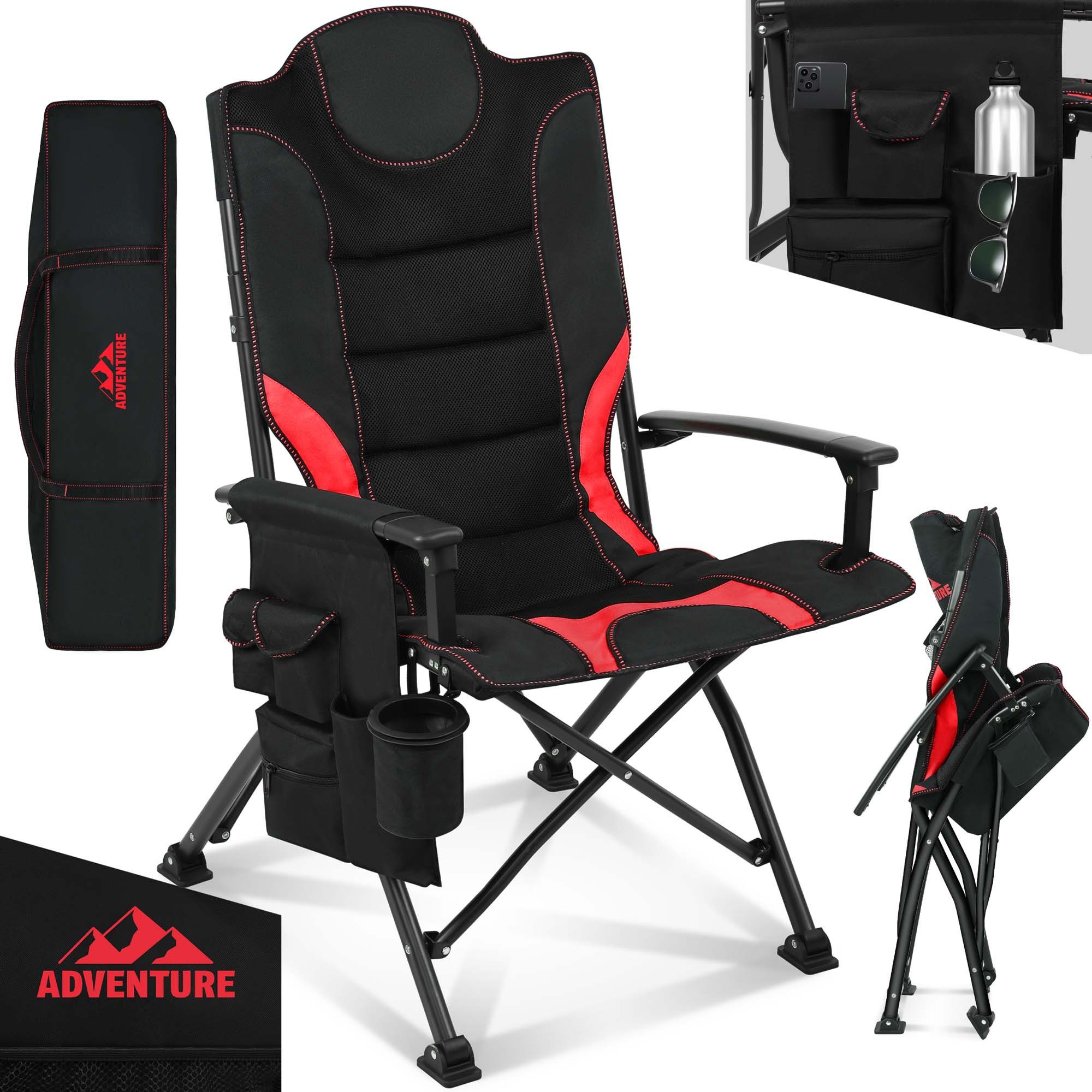 Onbest Campingstuhl faltbar bis 150kg inklusive Tragetasche, Gepolstert, Ge günstig online kaufen