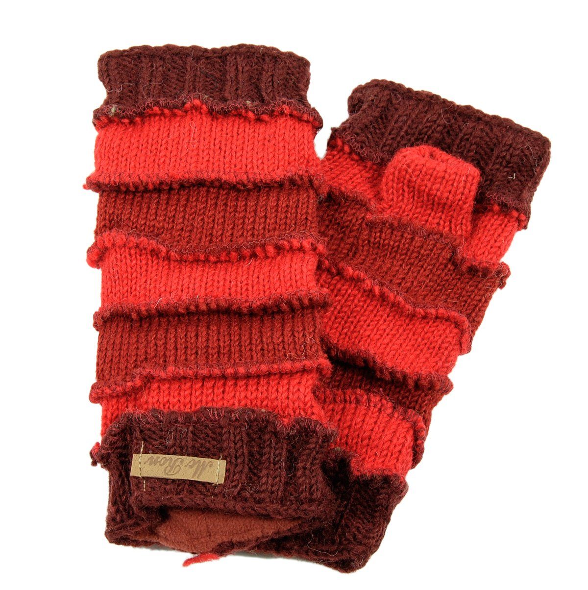 McRon Armstulpen Pulswärmer Modell Jill gefüttert mit Fleece, mit Daumen