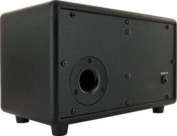 Schwaiger 661705 Bluetooth-Lautsprecher (Klinkenanschluss, Bluetooth, 24 W, Retro Design, Lederoptik)