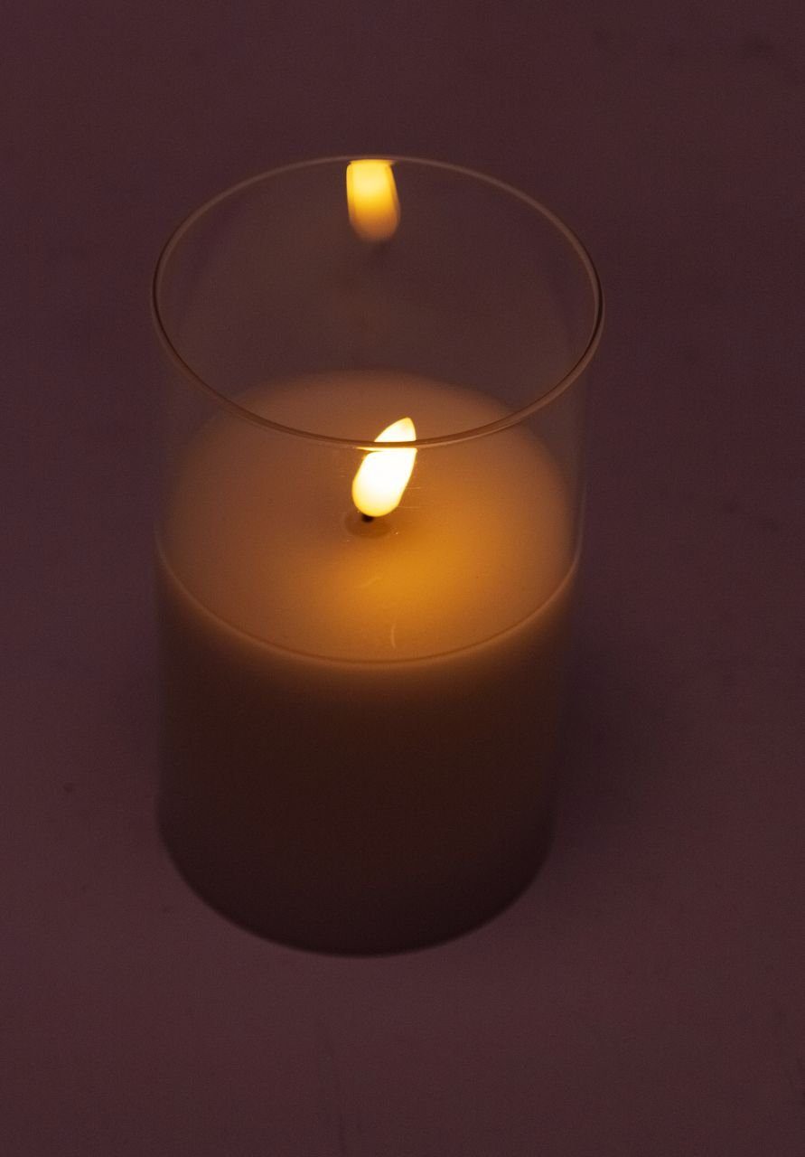LED-Christbaumkerzen Wachs Kerze LED Indoor Kaemingk Kaemingk cm 12,5 warmweiß