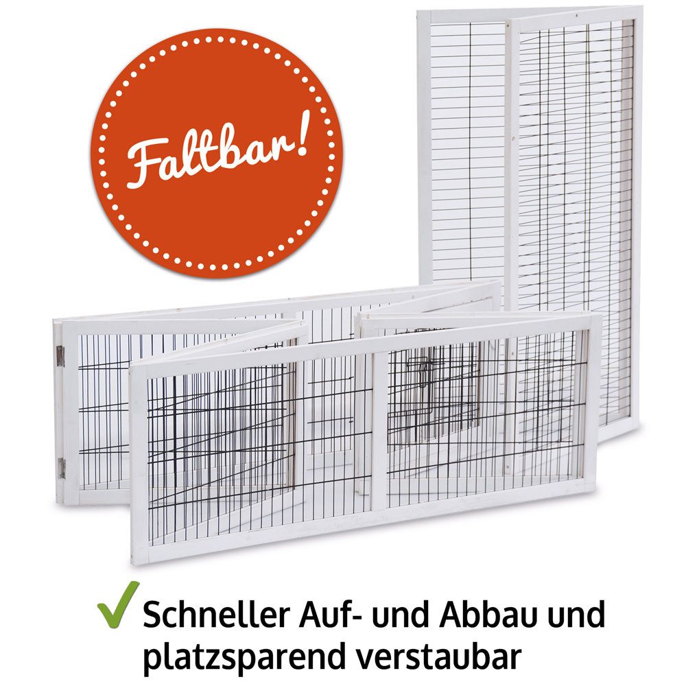Zooprinz Freigehege Rabbit Run XL Hasen Kaninchen Auslauf Gehege, 116x45x11 günstig online kaufen