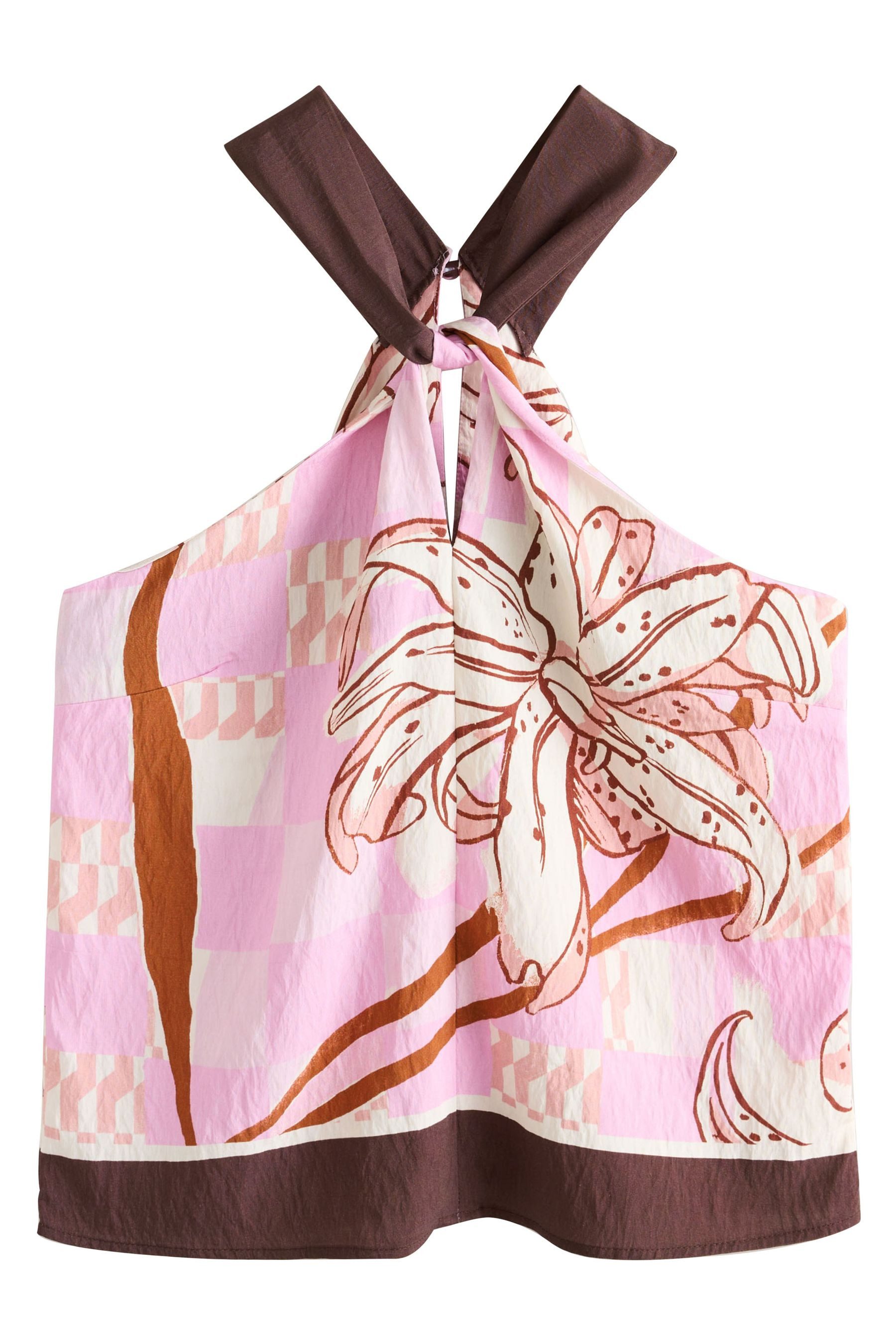 Next Blusentop Neckholder-Top (1-tlg)