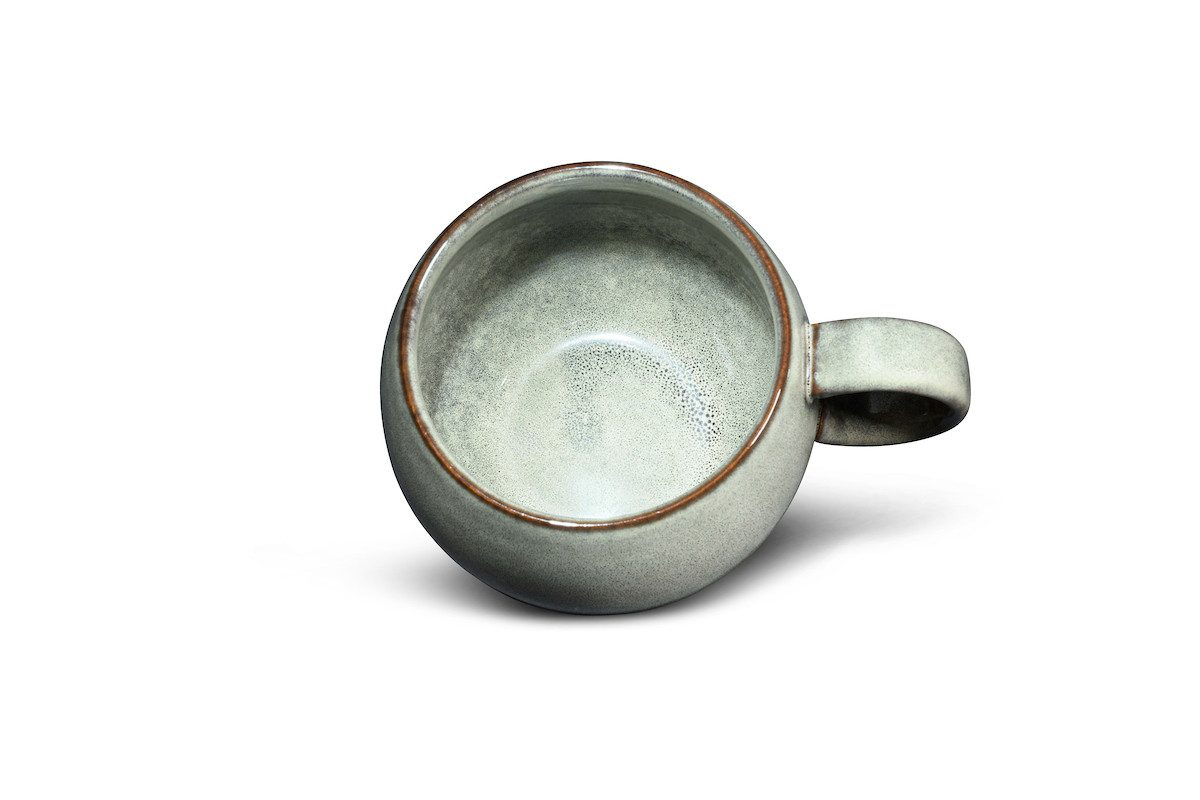 MAOCI teaware for your life Tasse Jumbotasse grau melange Keramik 0,5 L, 1-tlg.