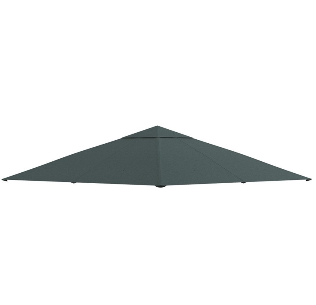 XDeer Pavillon-Ersatzdach Ersatzdach Pavillondach für Gartenpavillon, 2,98 x 2,95 m, Dunkelgrau