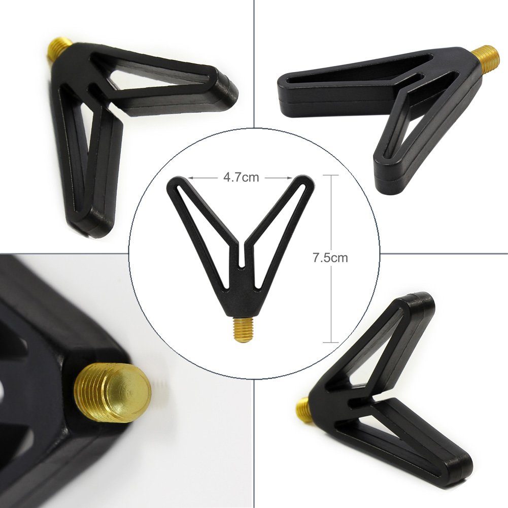 Croch Rutenhalter Rod Pod, (1-tlg., Aluminium Deluxe für 3 Ruten inkl. Rutenauflagen Tasche)