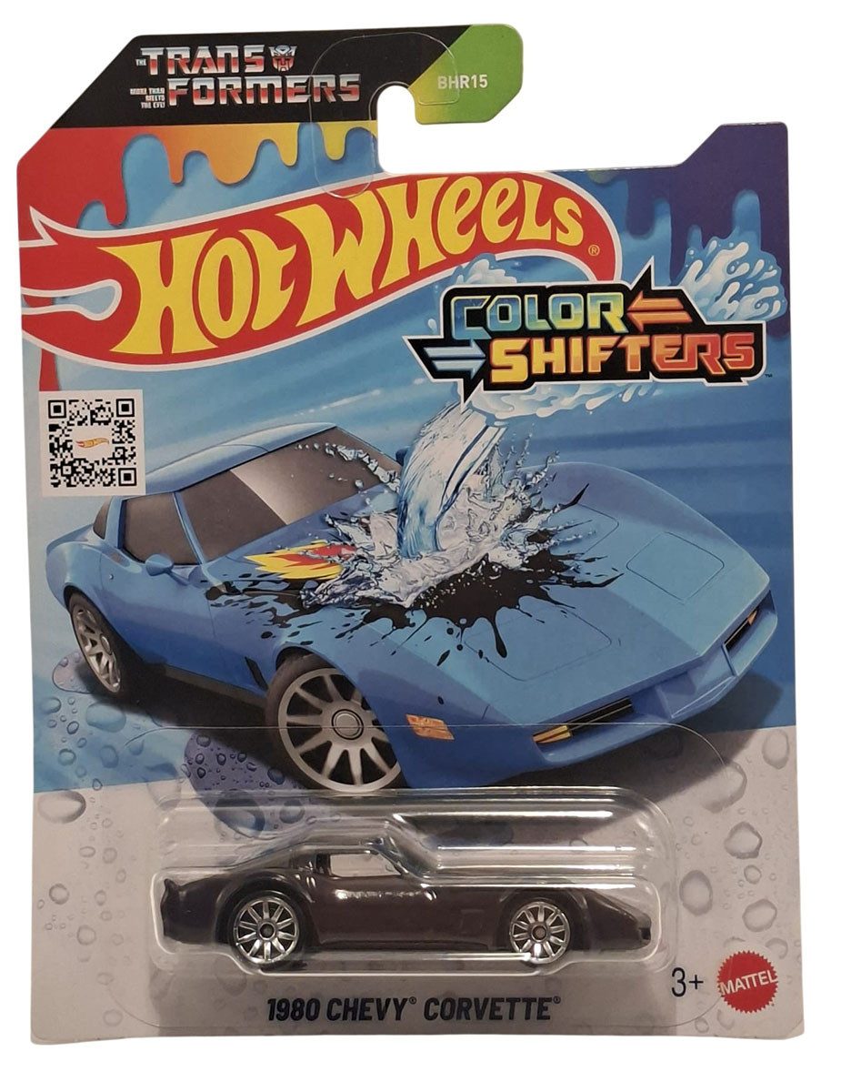 Hot Wheels Spielzeug-Auto Hot Wheels Color Shifters 1980 Chevy Corvette Auto Farbewechselfunktio
