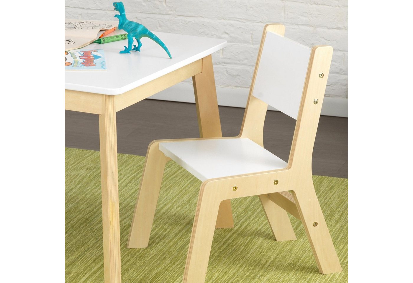 KidKraft® Kindersitzgruppe »Moderner Tisch mit 2 Stühlen«, (3-tlg)-kaufen
