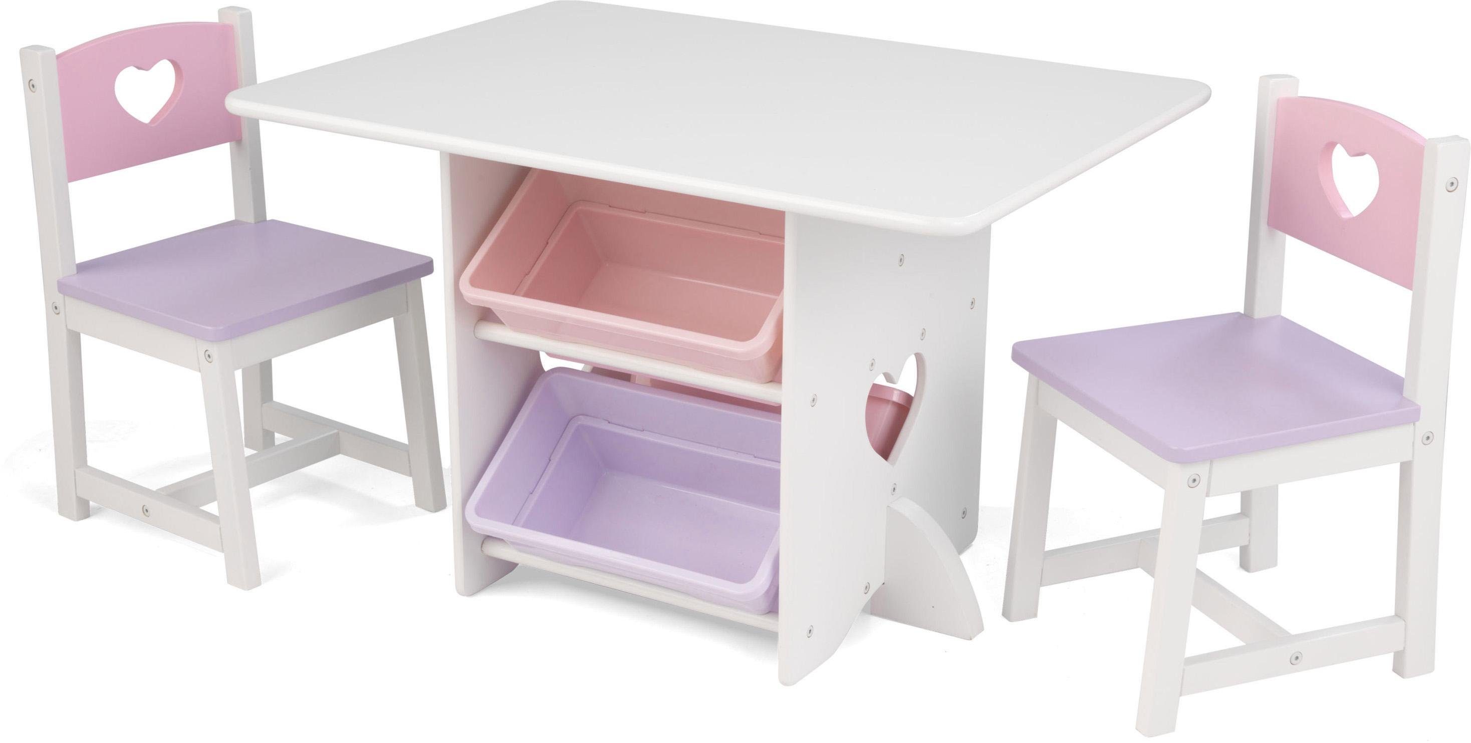 KidKraft Kindersitzgruppe Tisch Mit Aufbewahrungsboxen