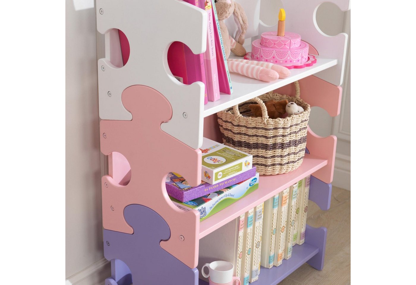 KidKraft® Bücherregal »Puzzle - Pastell«-HomeTrends