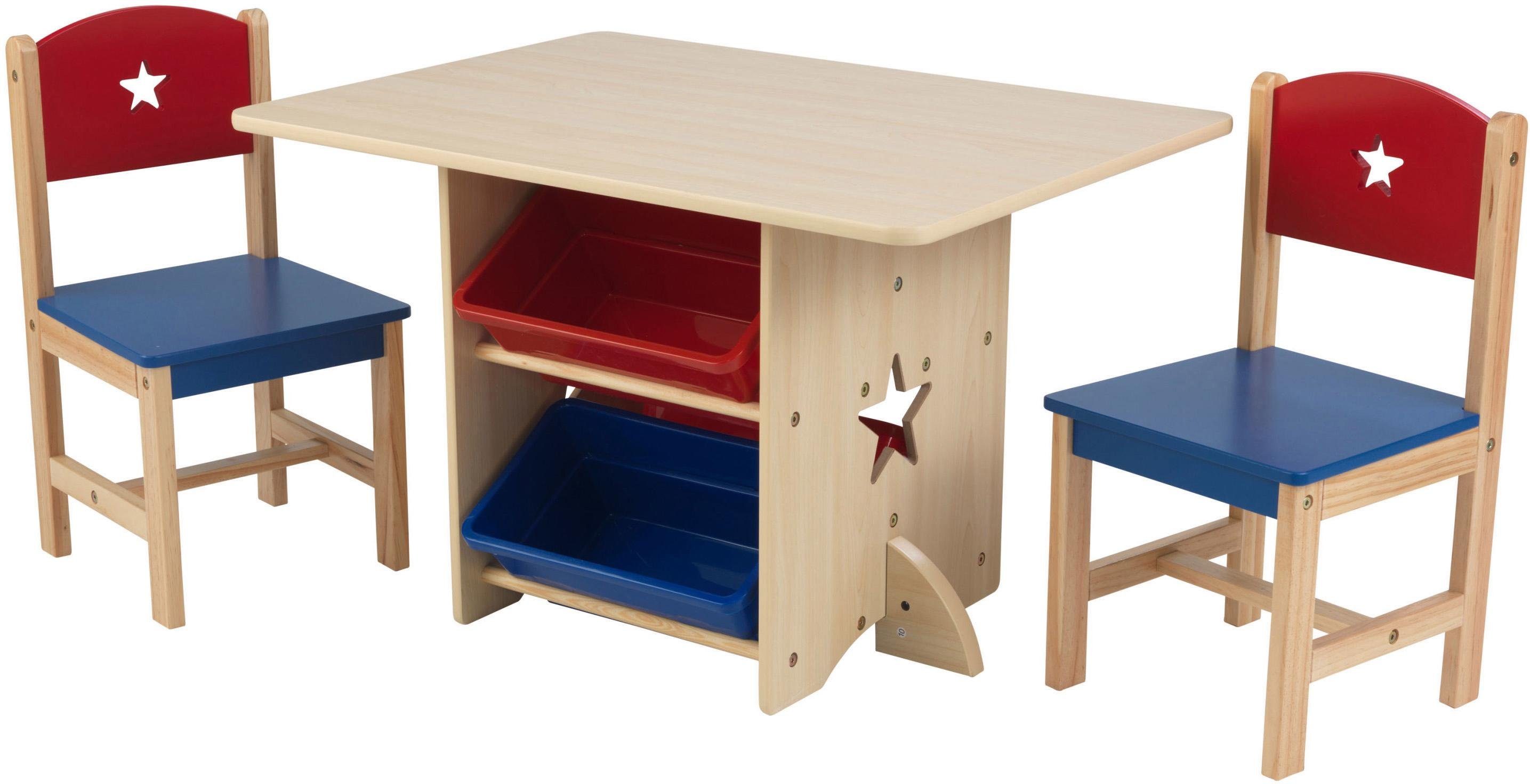 KidKraft Kindersitzgruppe Tisch Mit Aufbewahrungsboxen