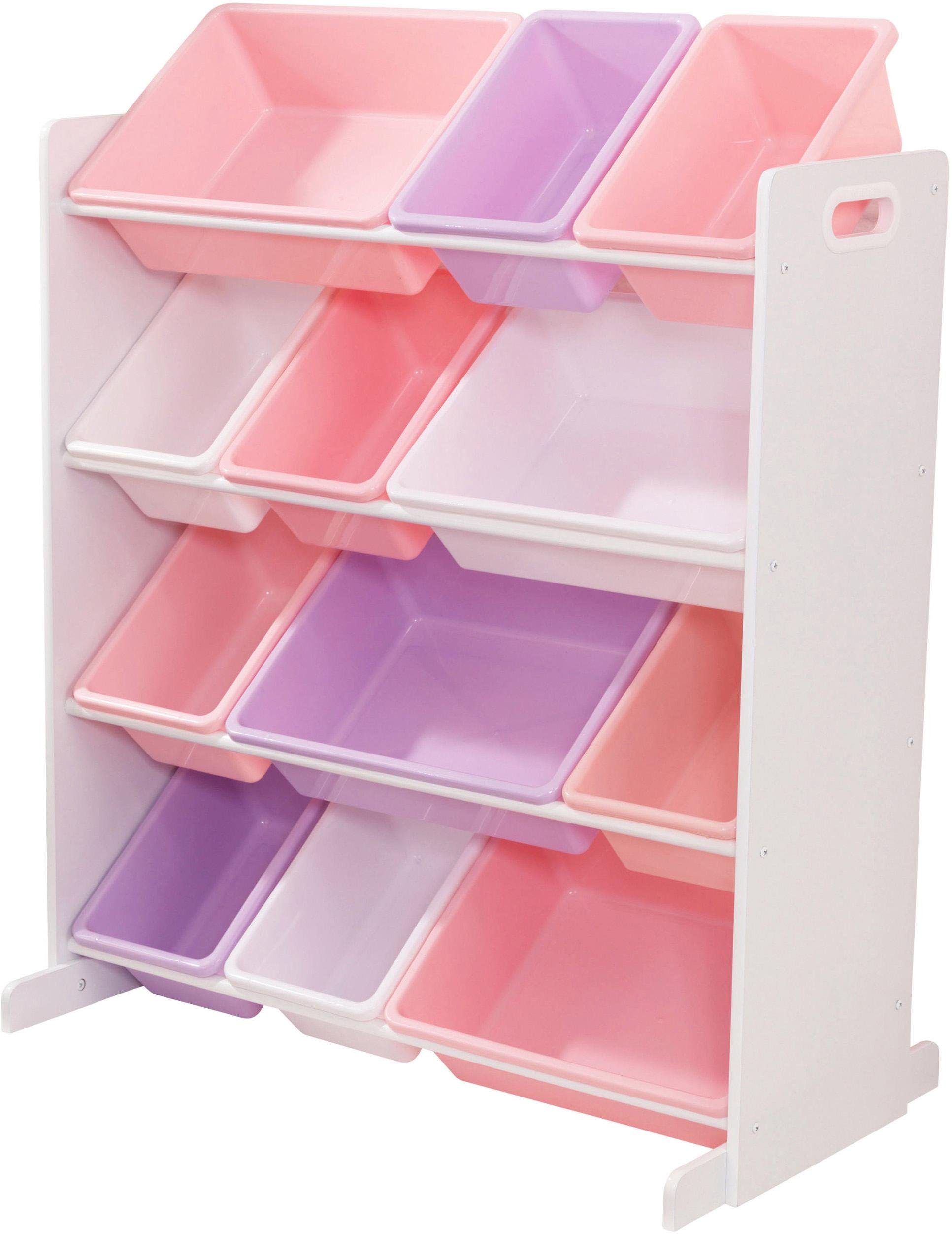 KidKraft® Regal »rosa/flieder/weiß«, mit Aufbewahrungsboxen online kaufen |  OTTO