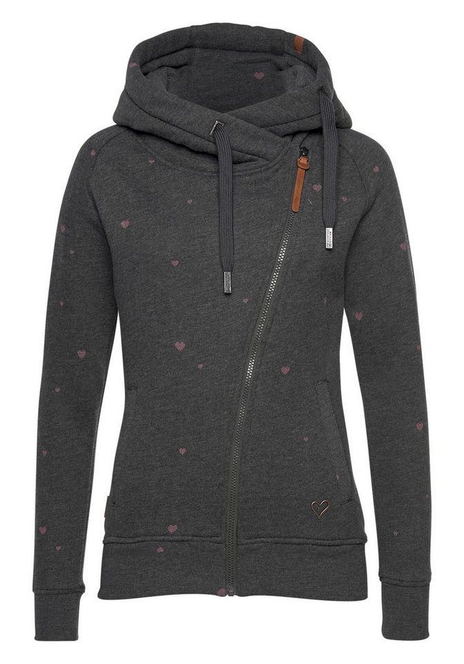 alife and kickin Kapuzensweatjacke »SNAKECHARMER« modische Sweatjacke mit Kapuze und Alloverprints alife and kickin Kapuzensweatjacke »SNAKECHARMER« modische Sweatjacke mit Kapuze und Alloverprints