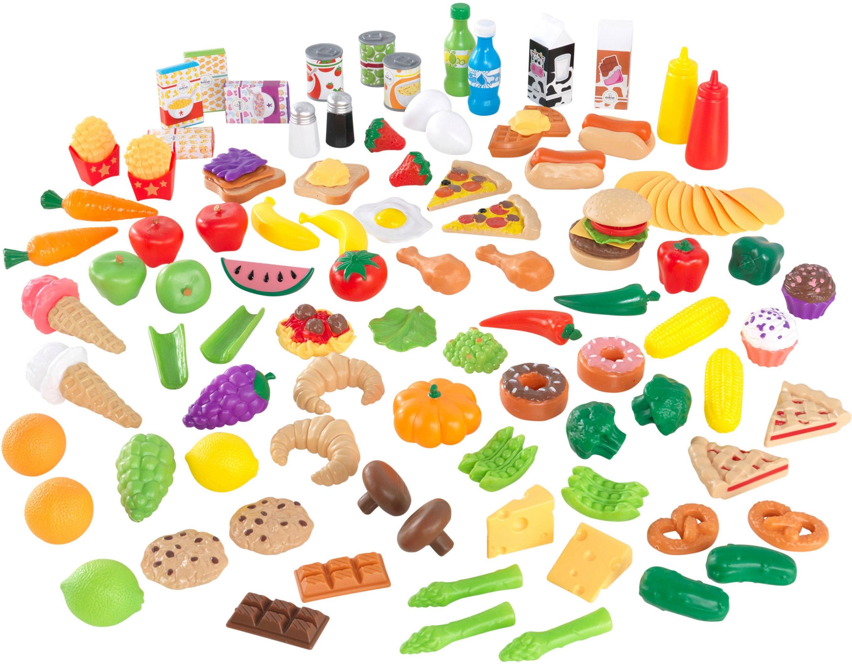Kinderküche Spielküche Spielzeug Zubehör KidKraft Lebensmittel Set 65-tlg 